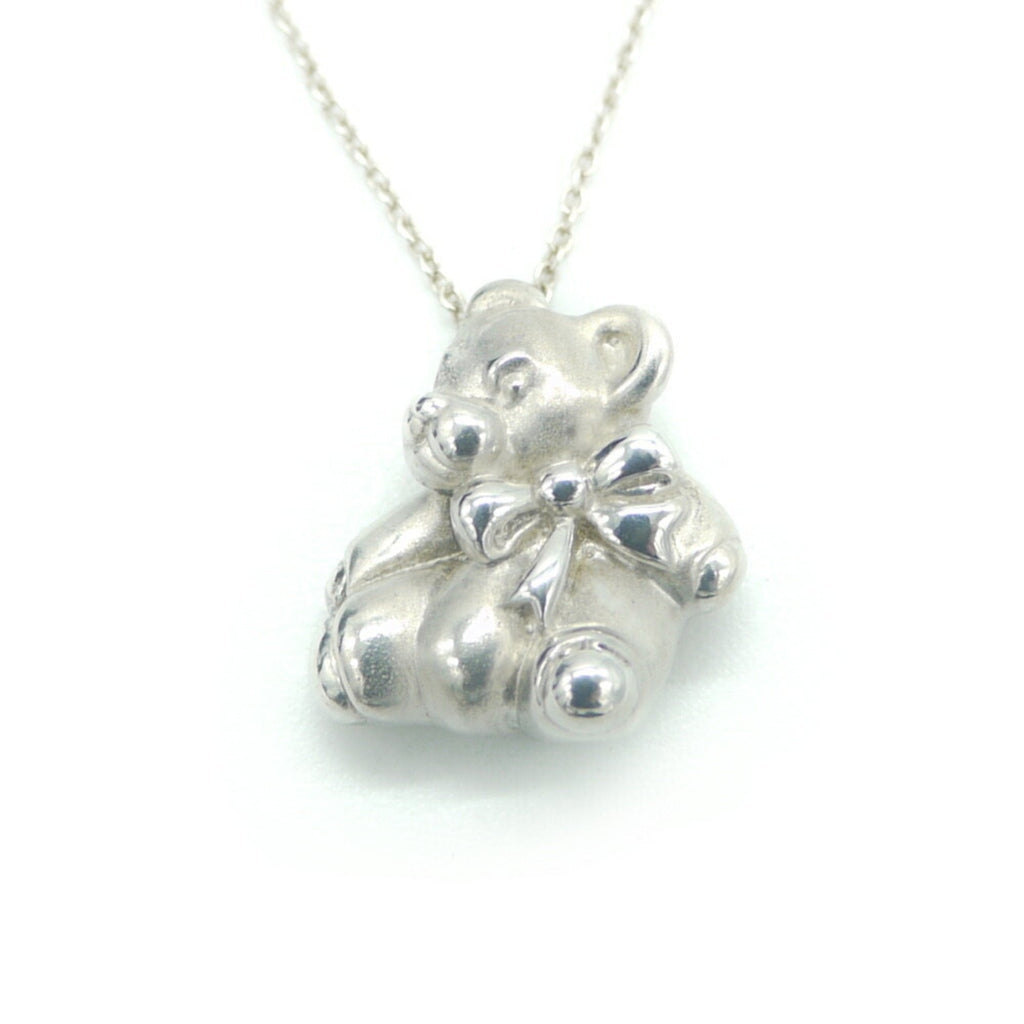 Pendant Necklace Sterling Silver Azuki Chain