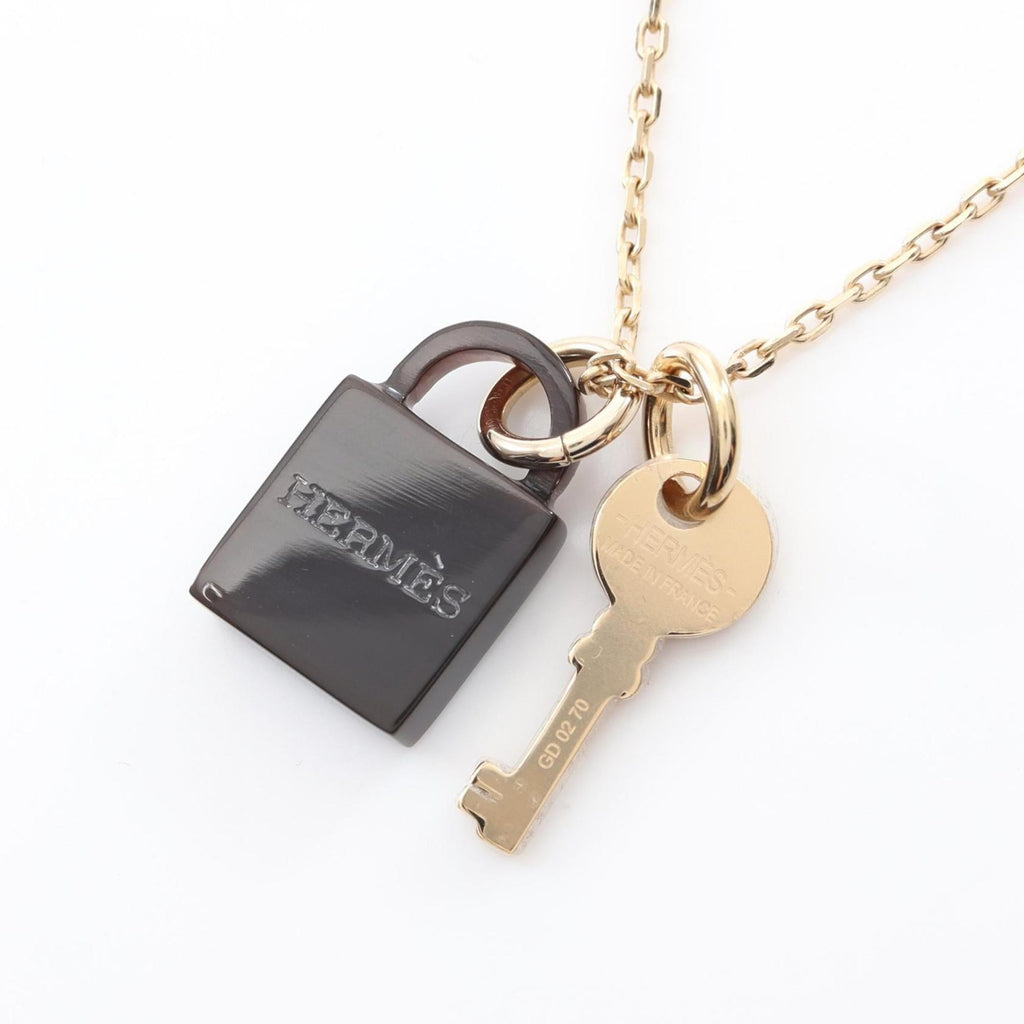 Amulet Padlock Pendant Necklace Gold Mini