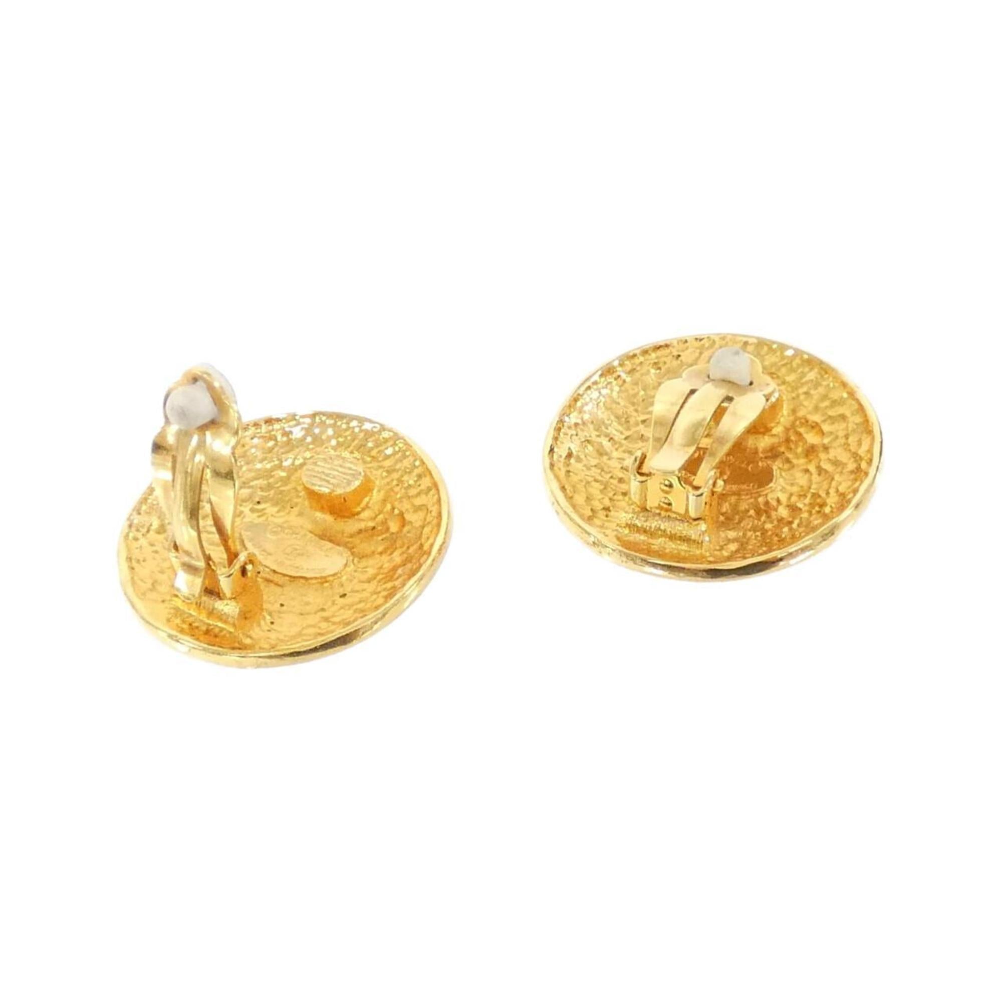 Earrings Gold-Tone Metal