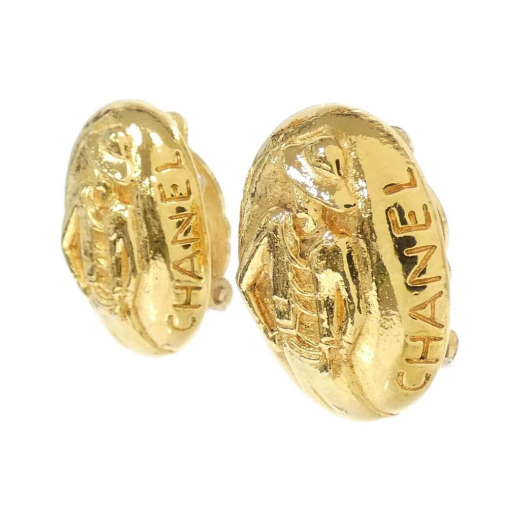Earrings Gold-Tone Metal