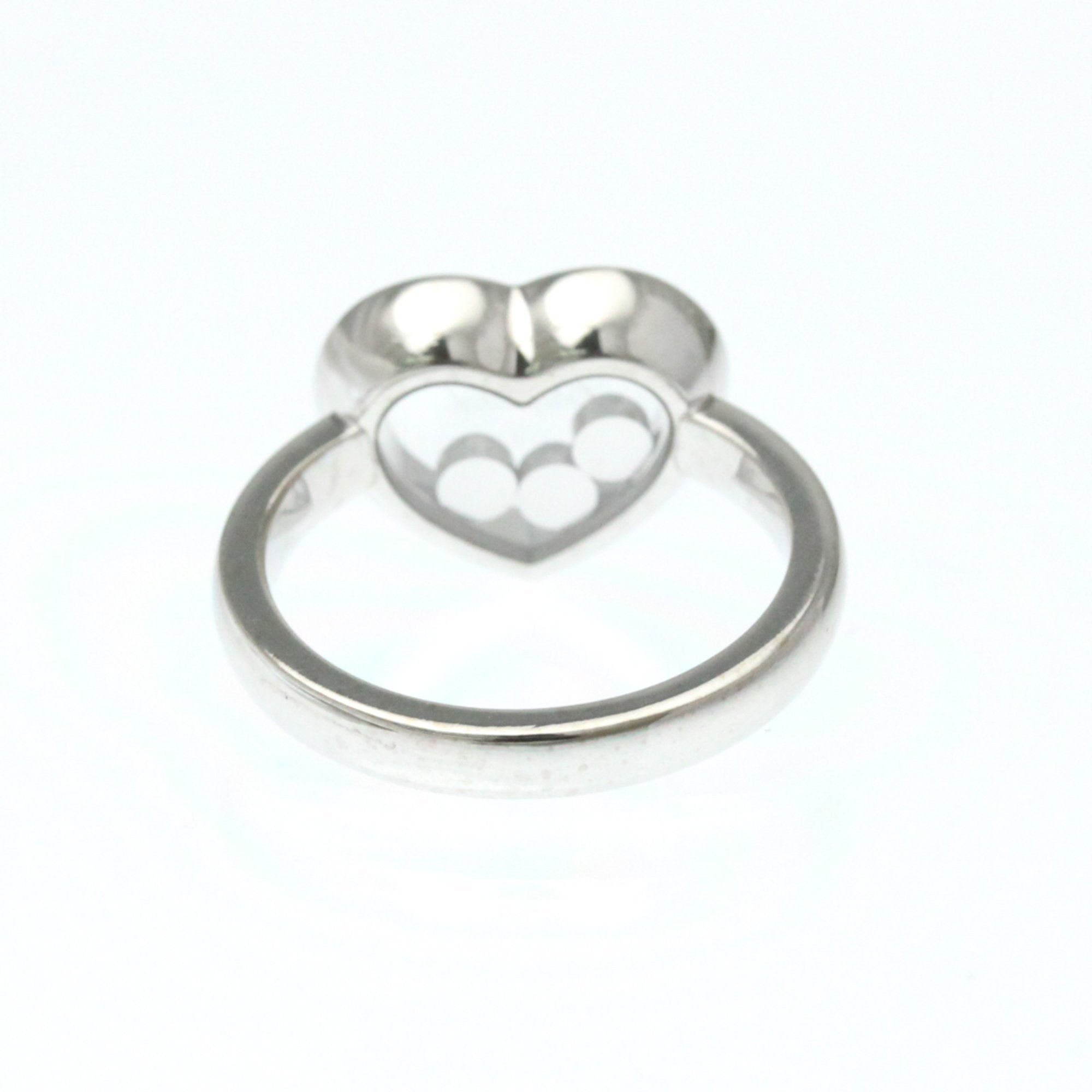 Happy Diamonds Band Ring 18K White Gold with Diamond