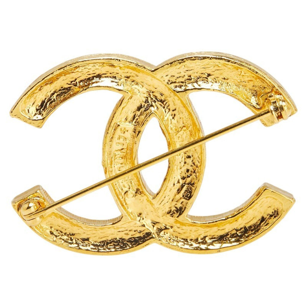 CC Logo Brooch Metal