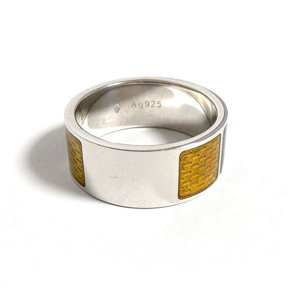 Damier Ring Sterling Silver