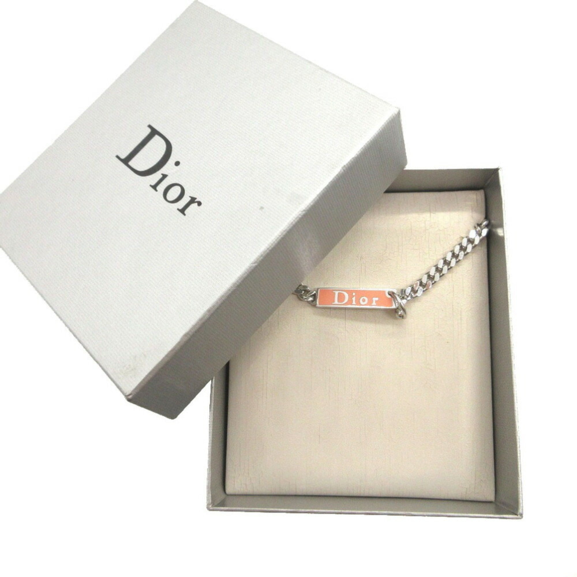 Bracelet Metal Pink and Silver