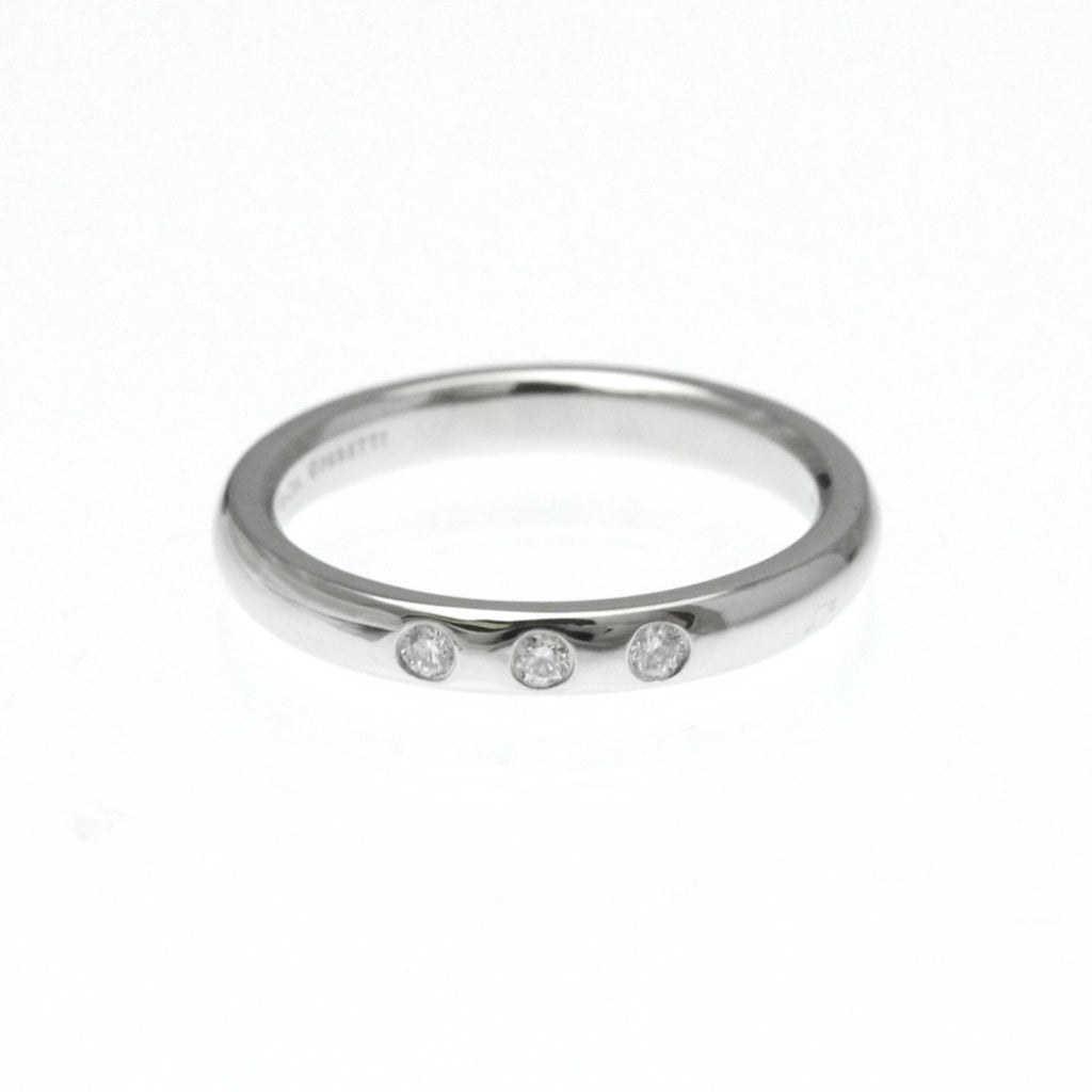 Band Ring Platinum with Diamond