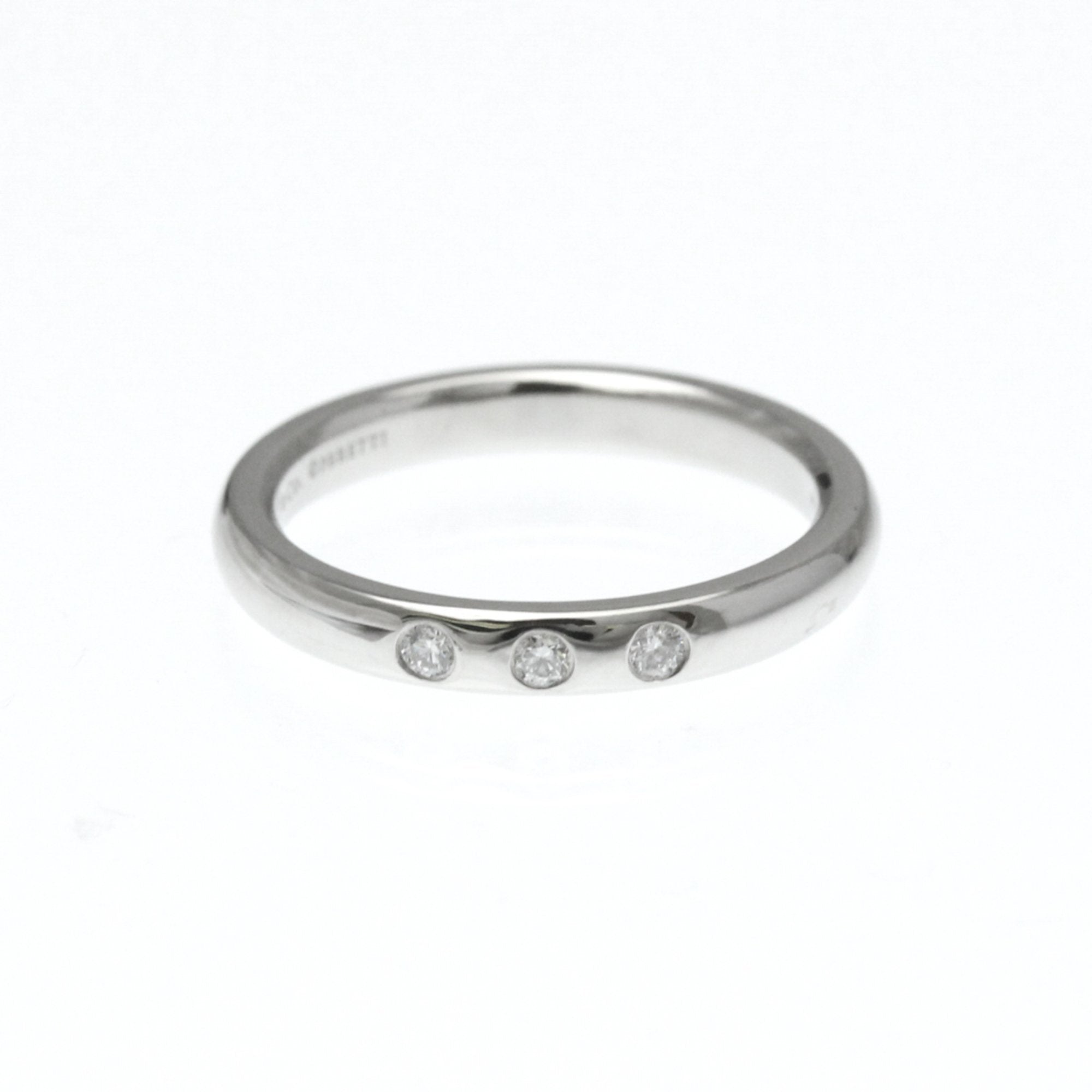 Band Ring Platinum with Diamond