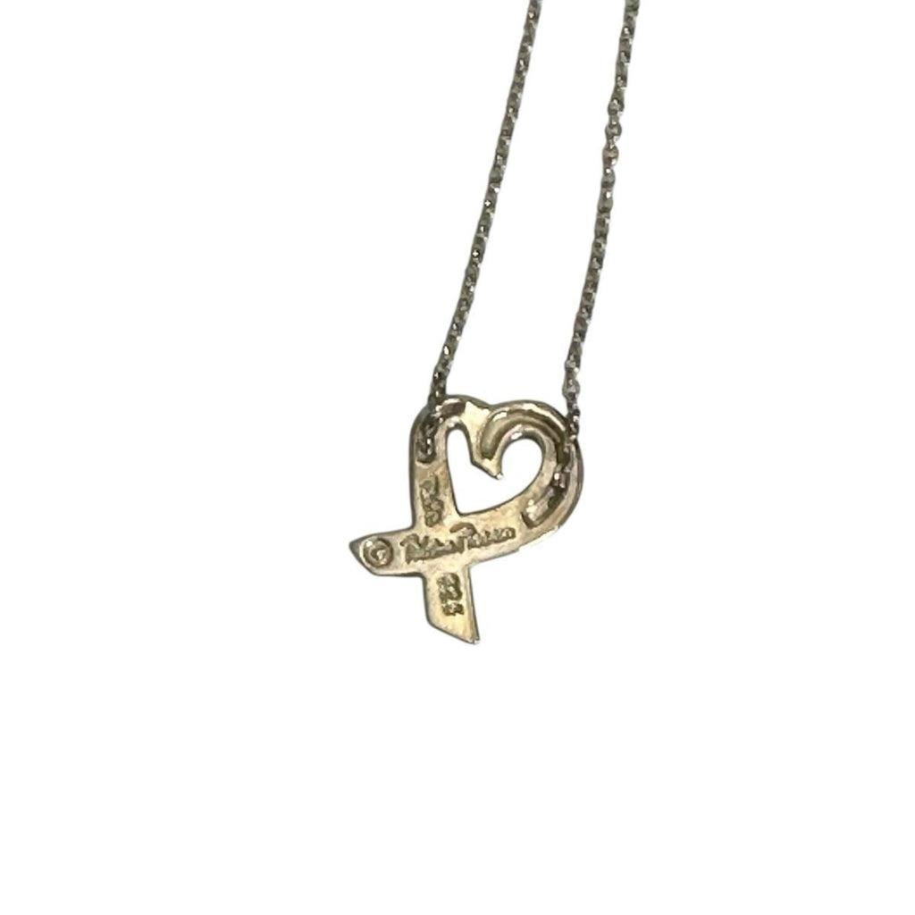 Loving Heart Pendant Necklace Sterling Silver