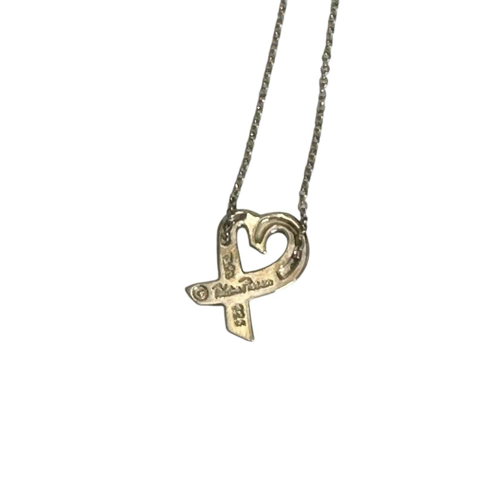 Loving Heart Pendant Necklace Sterling Silver