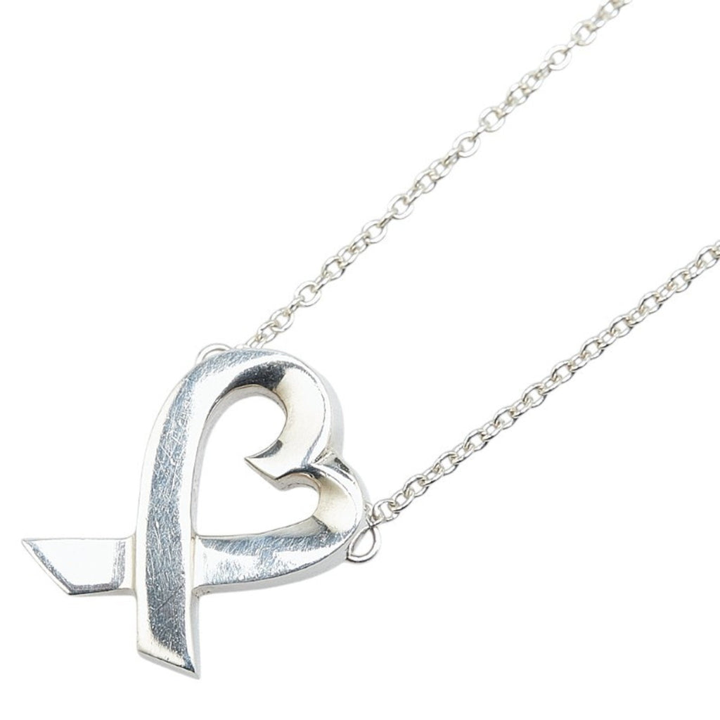 Loving Heart Pendant Necklace Sterling Silver