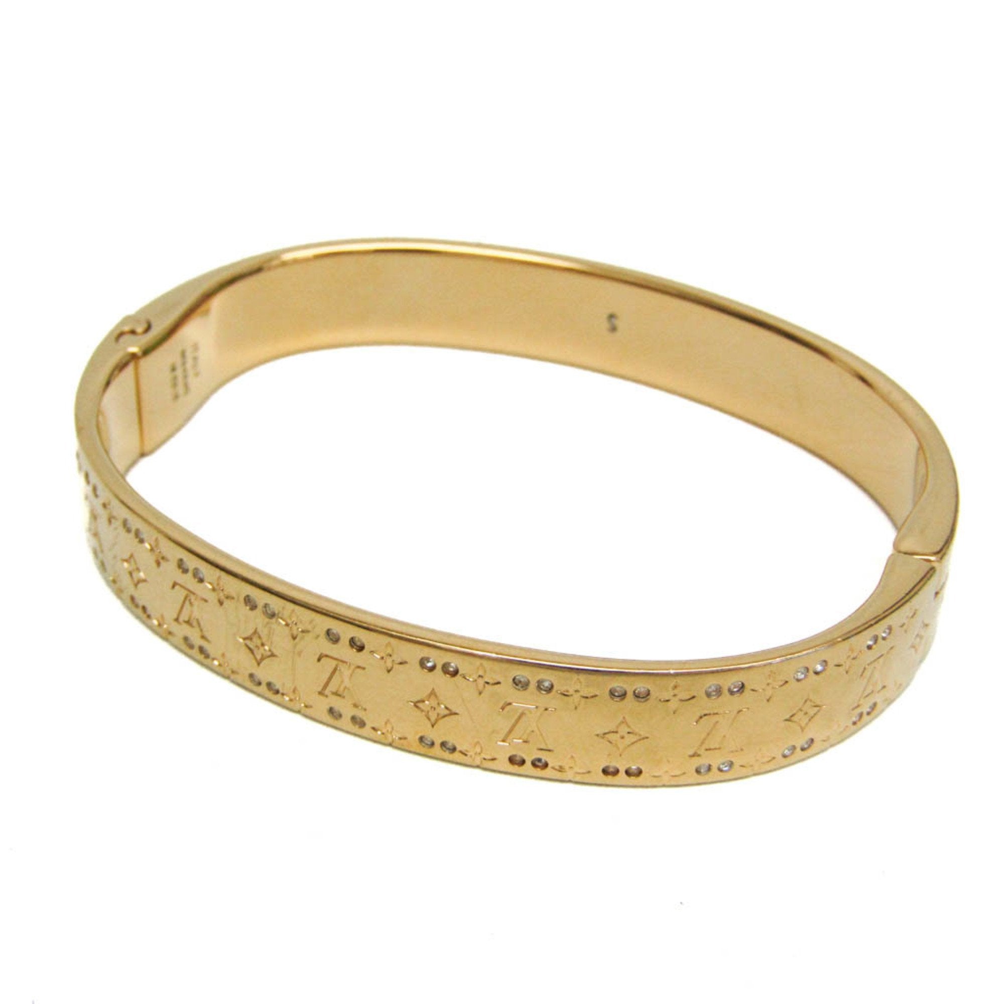Bangle Metal Gold with Swarovski Bracelet