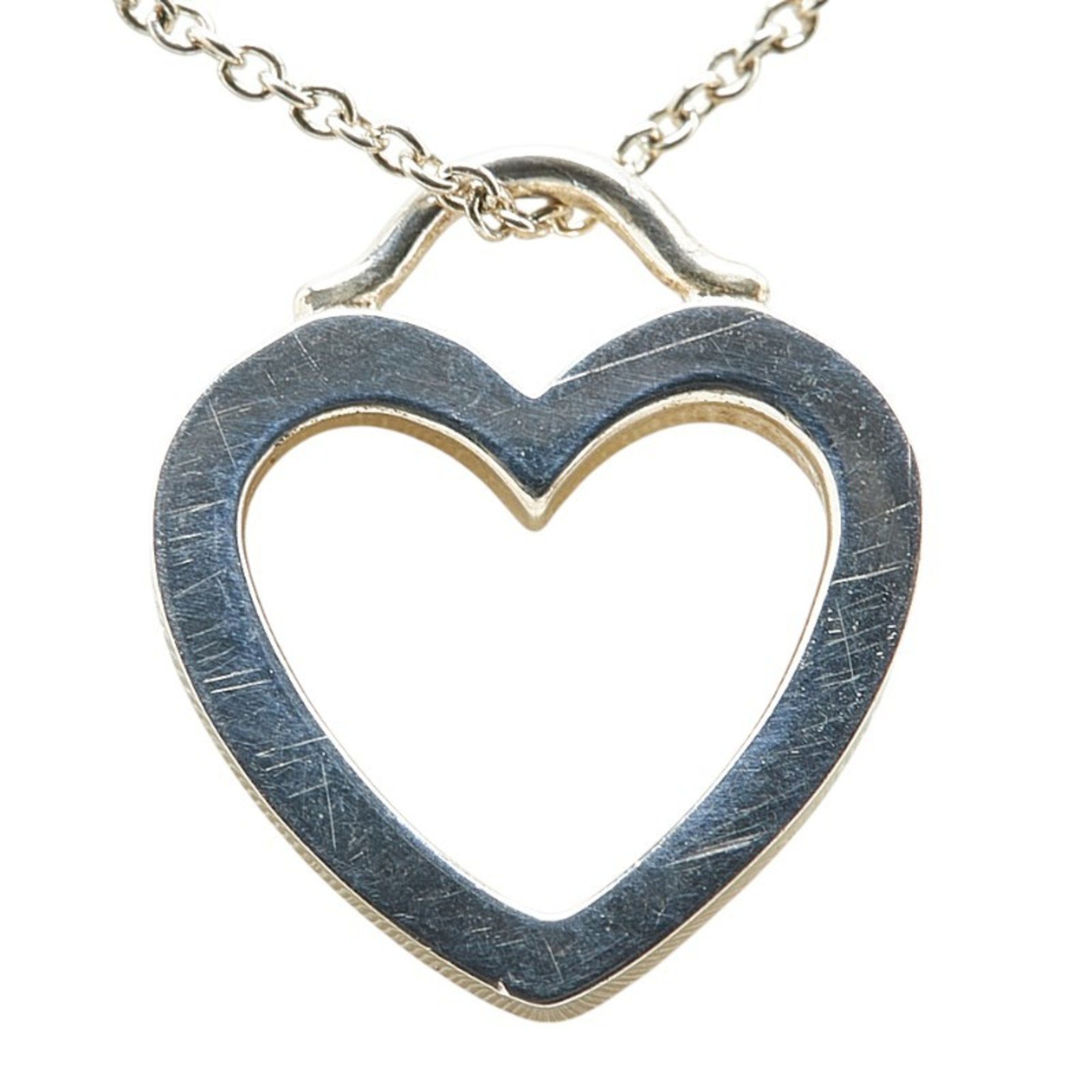 Sentimental Heart Pendant Necklace Sterling Silver