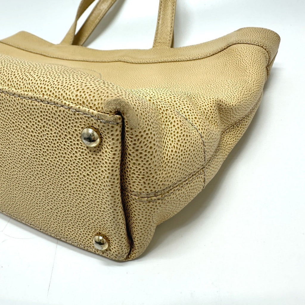 Vintage CC Open Tote Caviar Large
