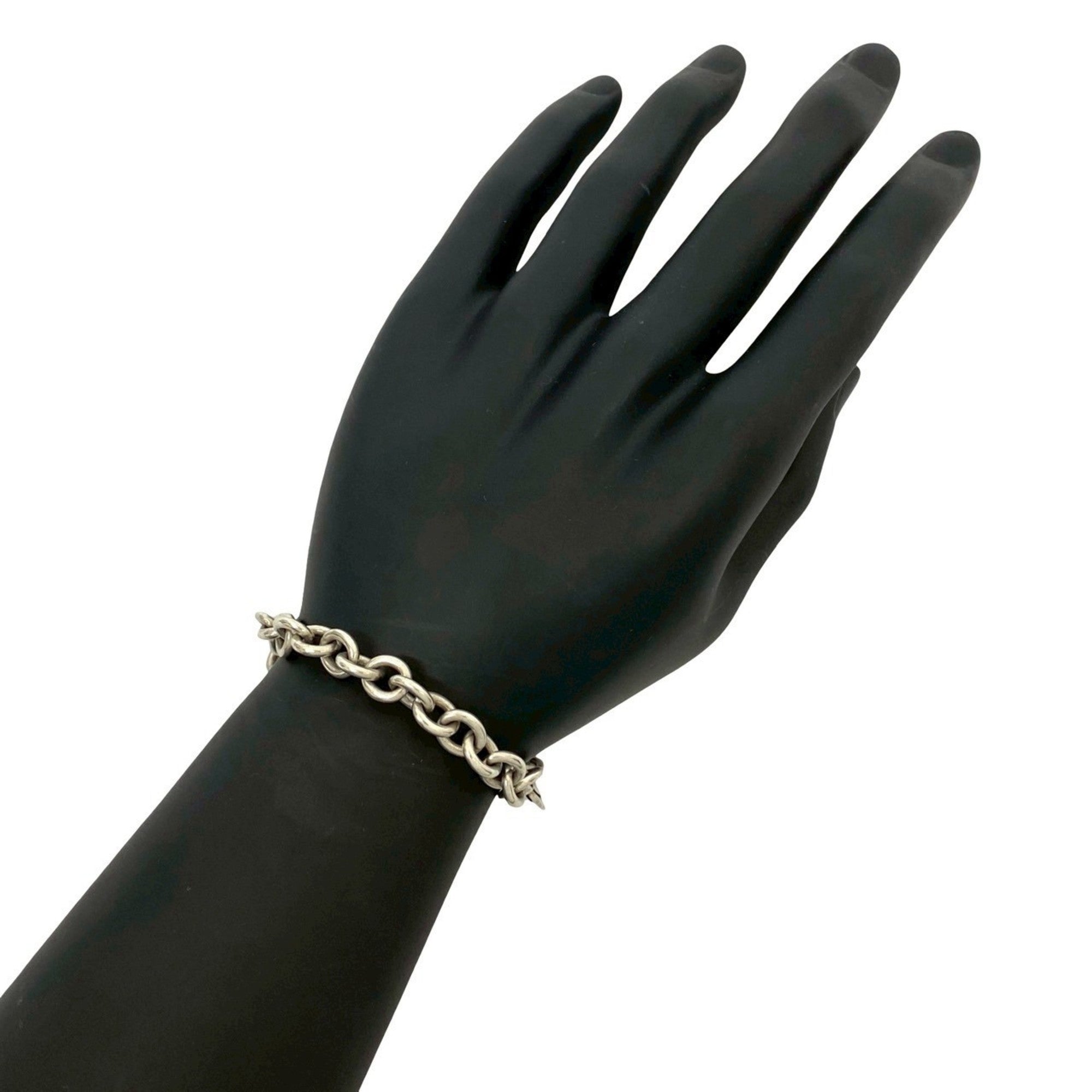 Donut Link Bracelet Sterling Silver