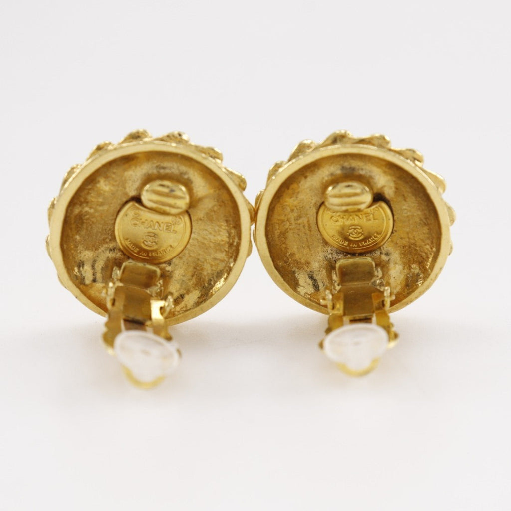 Clip-On Earrings Clip-On Gold-Tone Metal