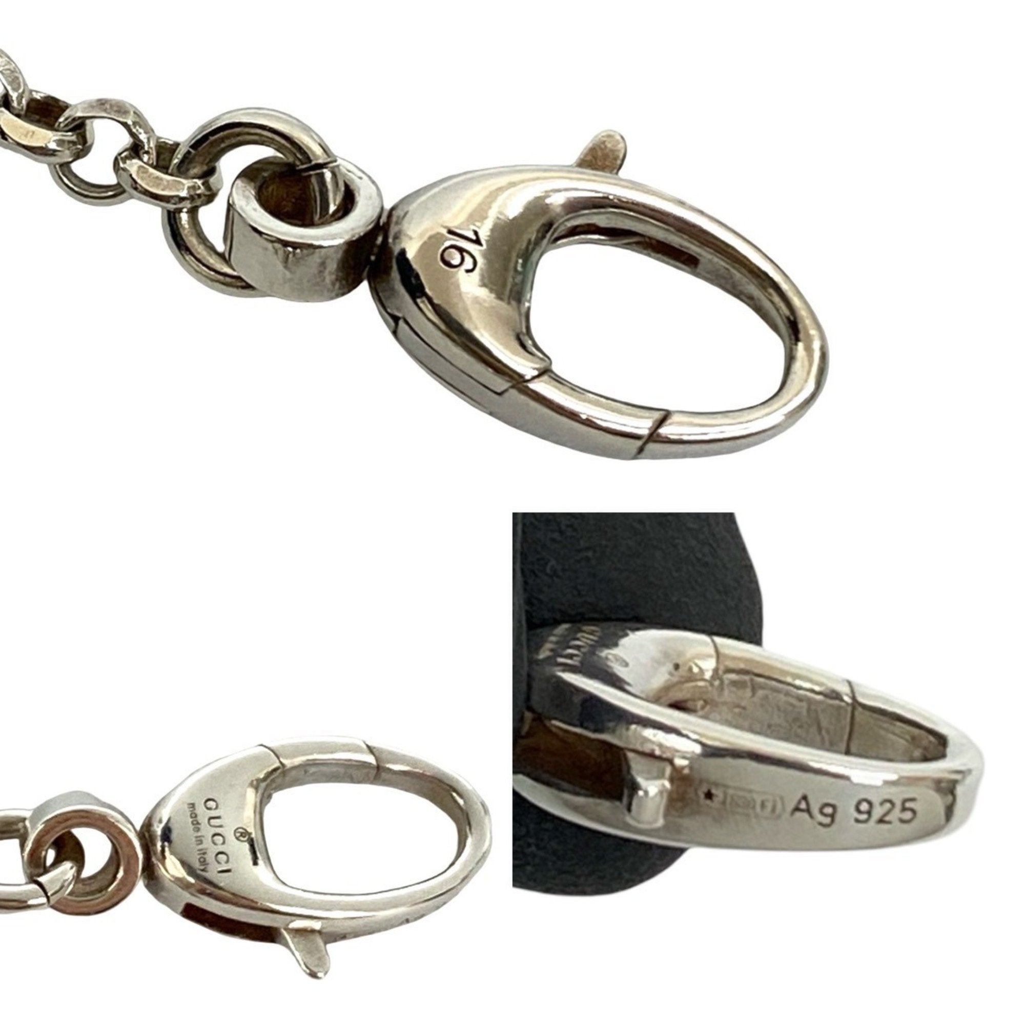 Double G Motif Bracelet Sterling Silver