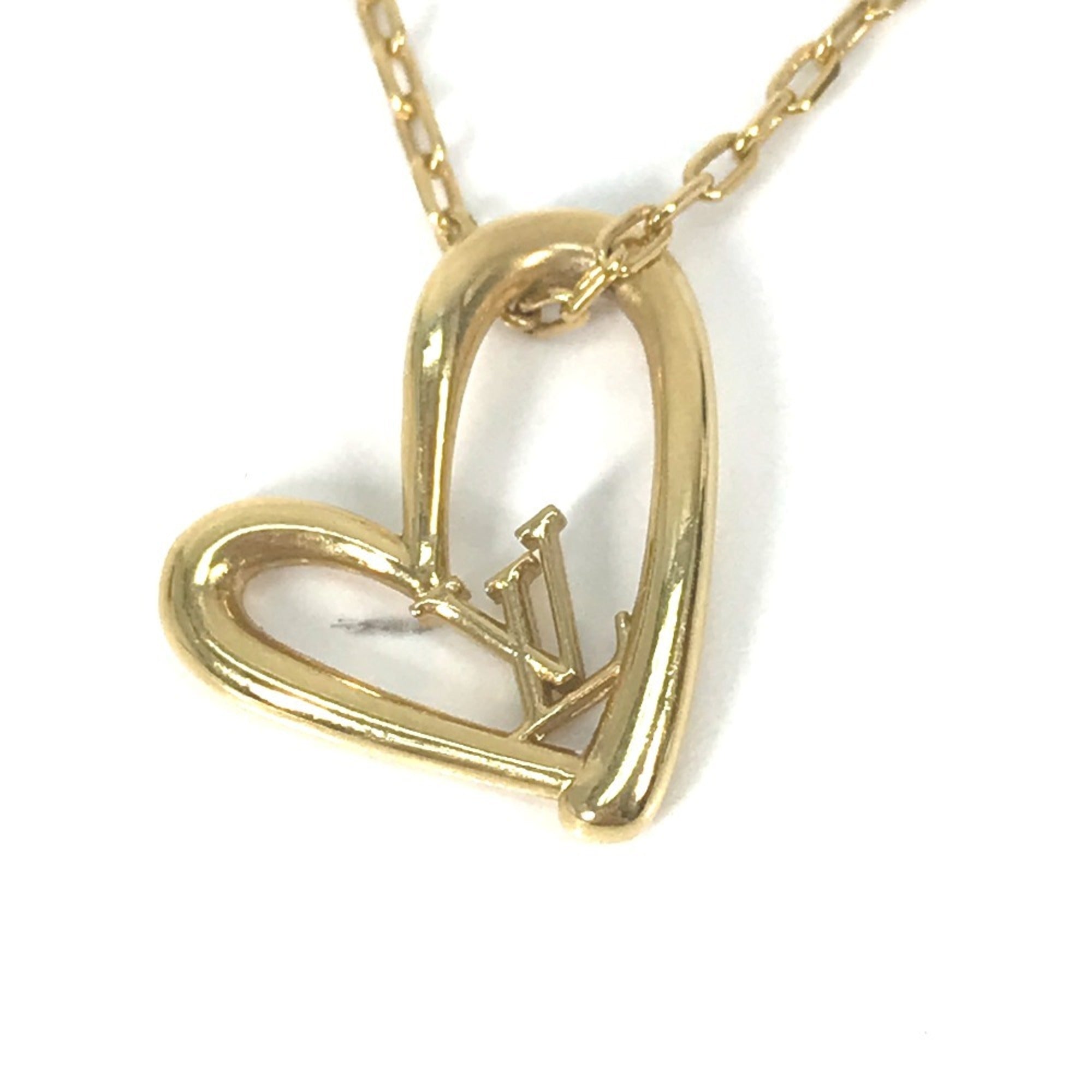 Heart Pendant Necklace Gold