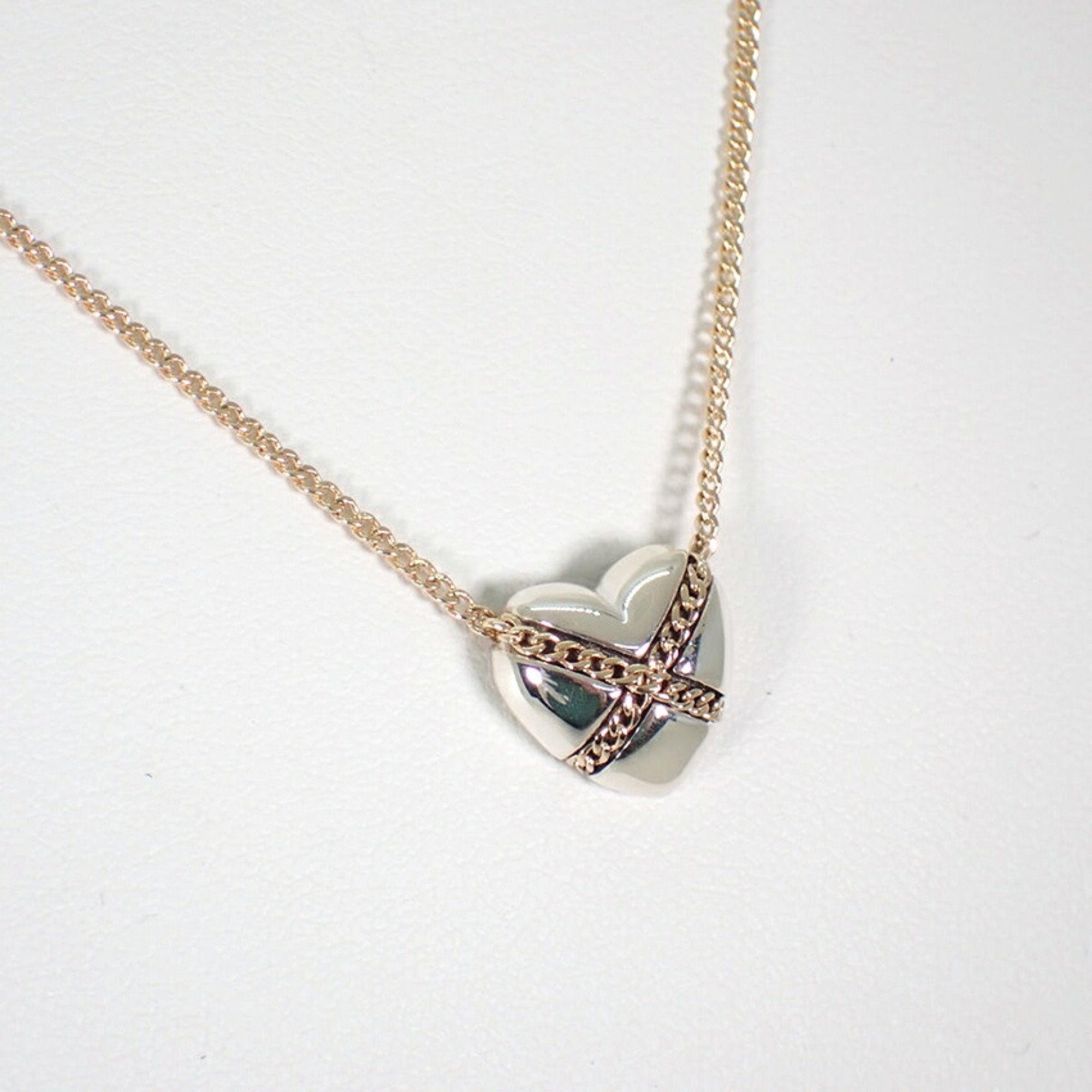Heart Pendant Necklace Sterling Silver