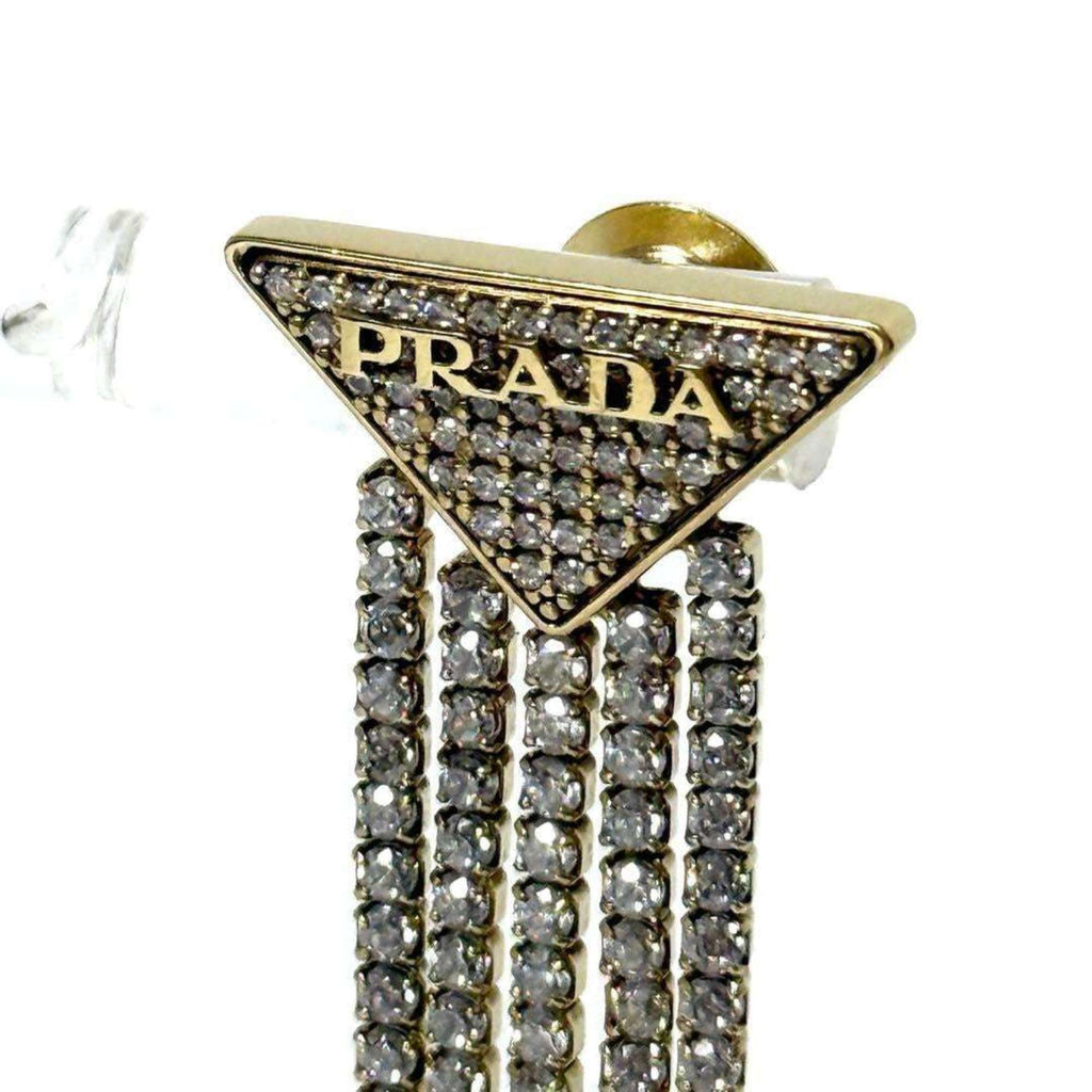 Earrings Crystal Palladium and Sterling Silver