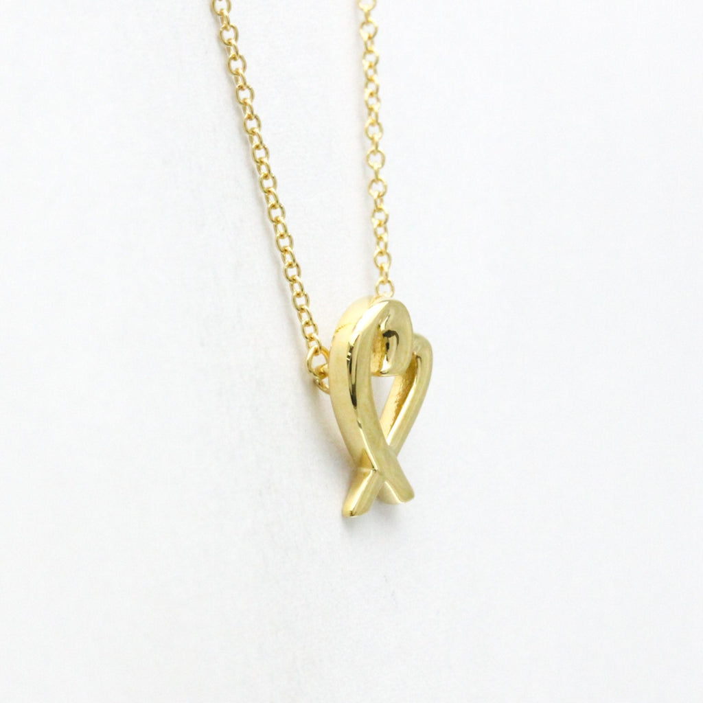 Loving Heart Pendant Necklace 18K Yellow Gold