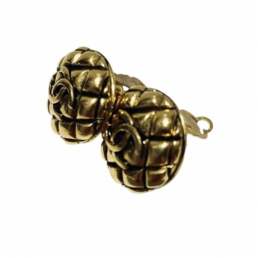 CC Logo Clip-On Earrings Metal