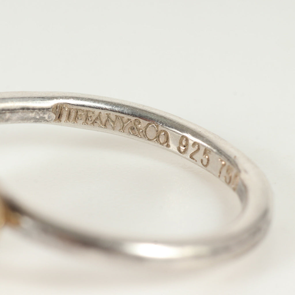 Combination Ring Sterling Silver and 18K Yellow Gold