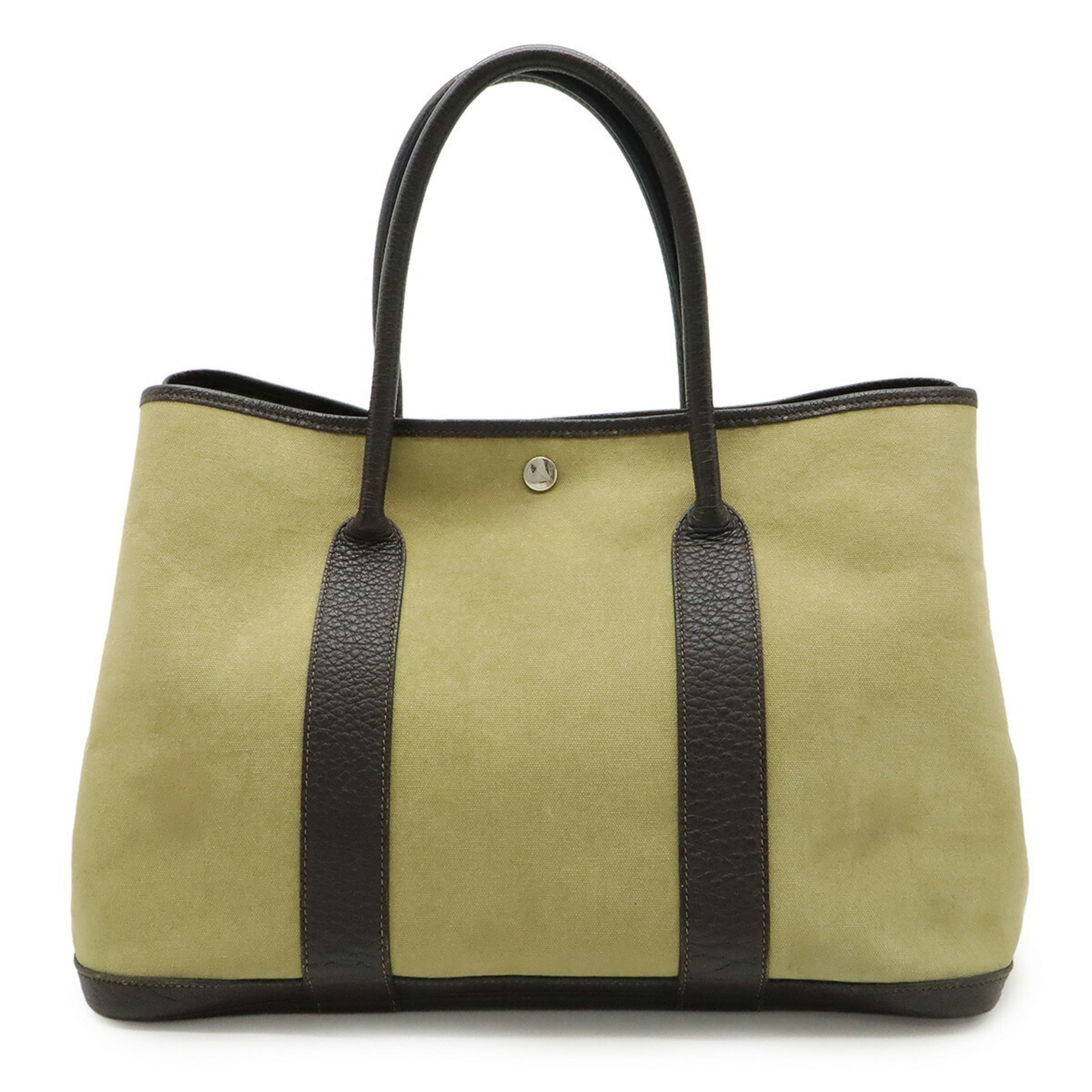 Garden Party Tote Toile and Leather 36