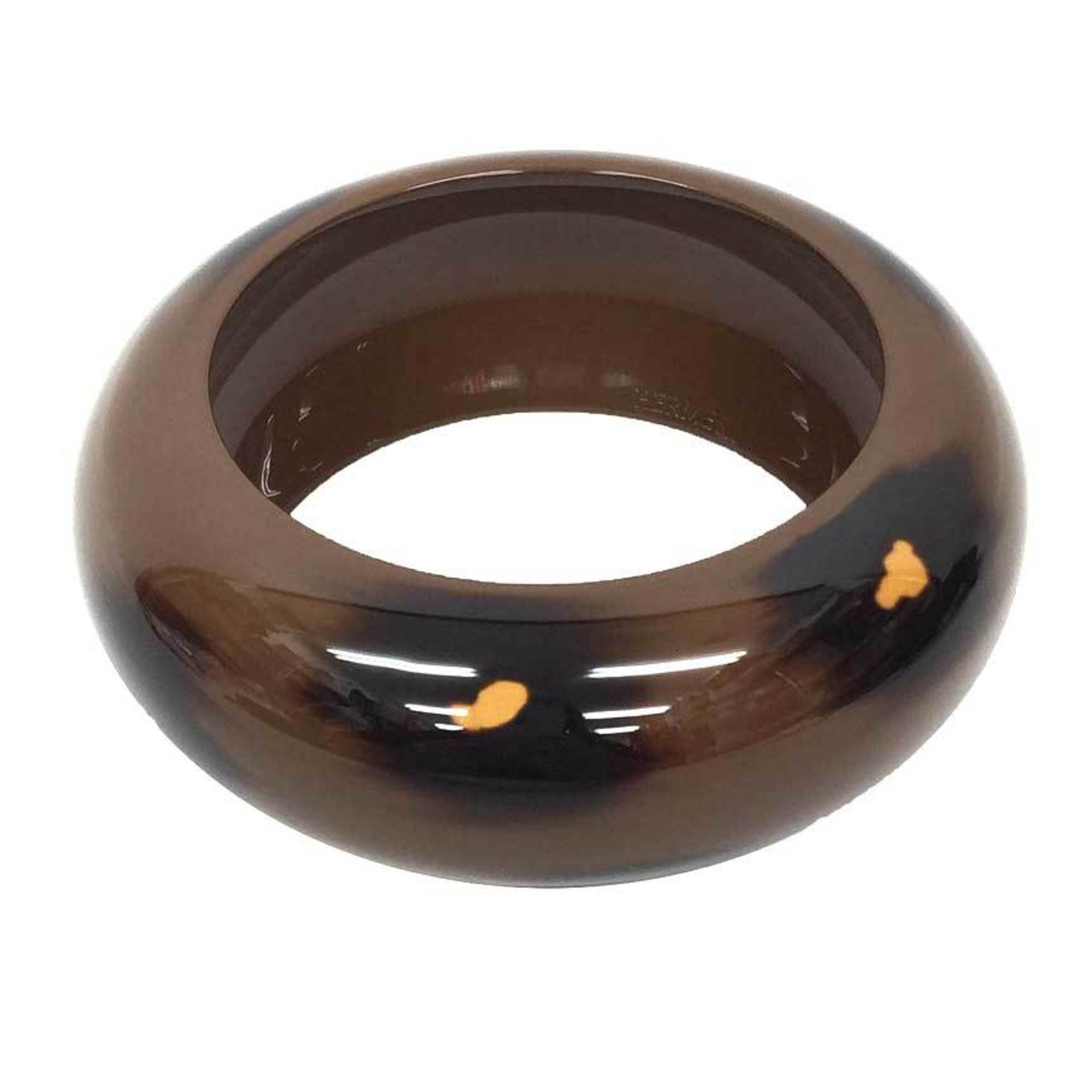 Leopard Ferran GM Bangle Lacquer and Wood Brown Bracelet