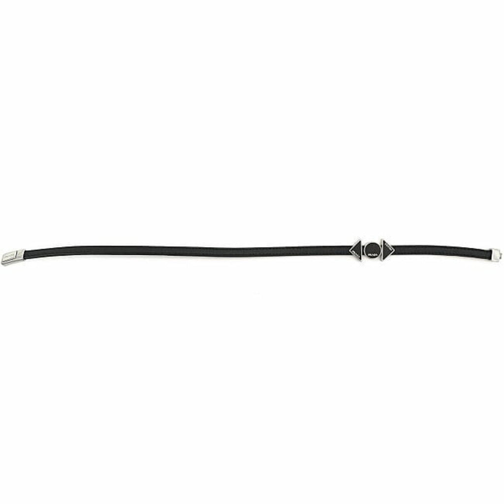 Bracelet Black Nero Leather and Metal