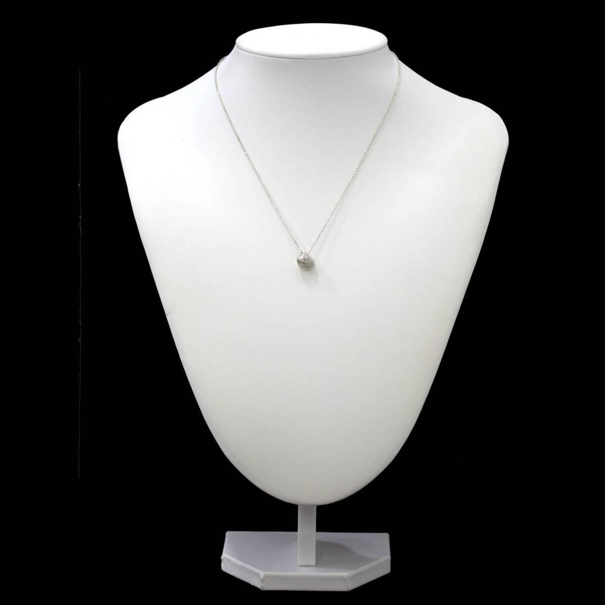 Elsa Peretti Pendant Necklace Sterling Silver 9.4mm