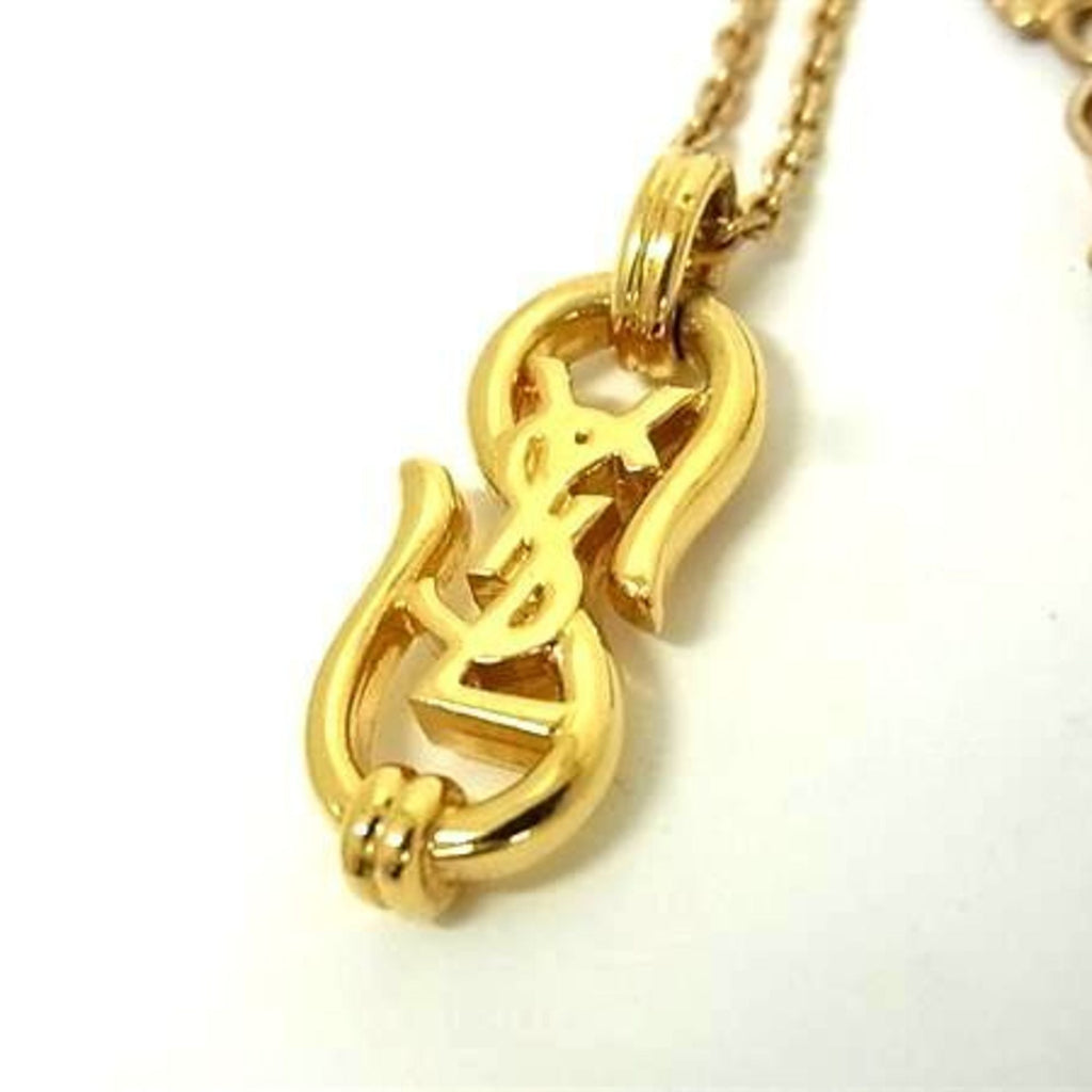 Pendant Necklace Gold Metal