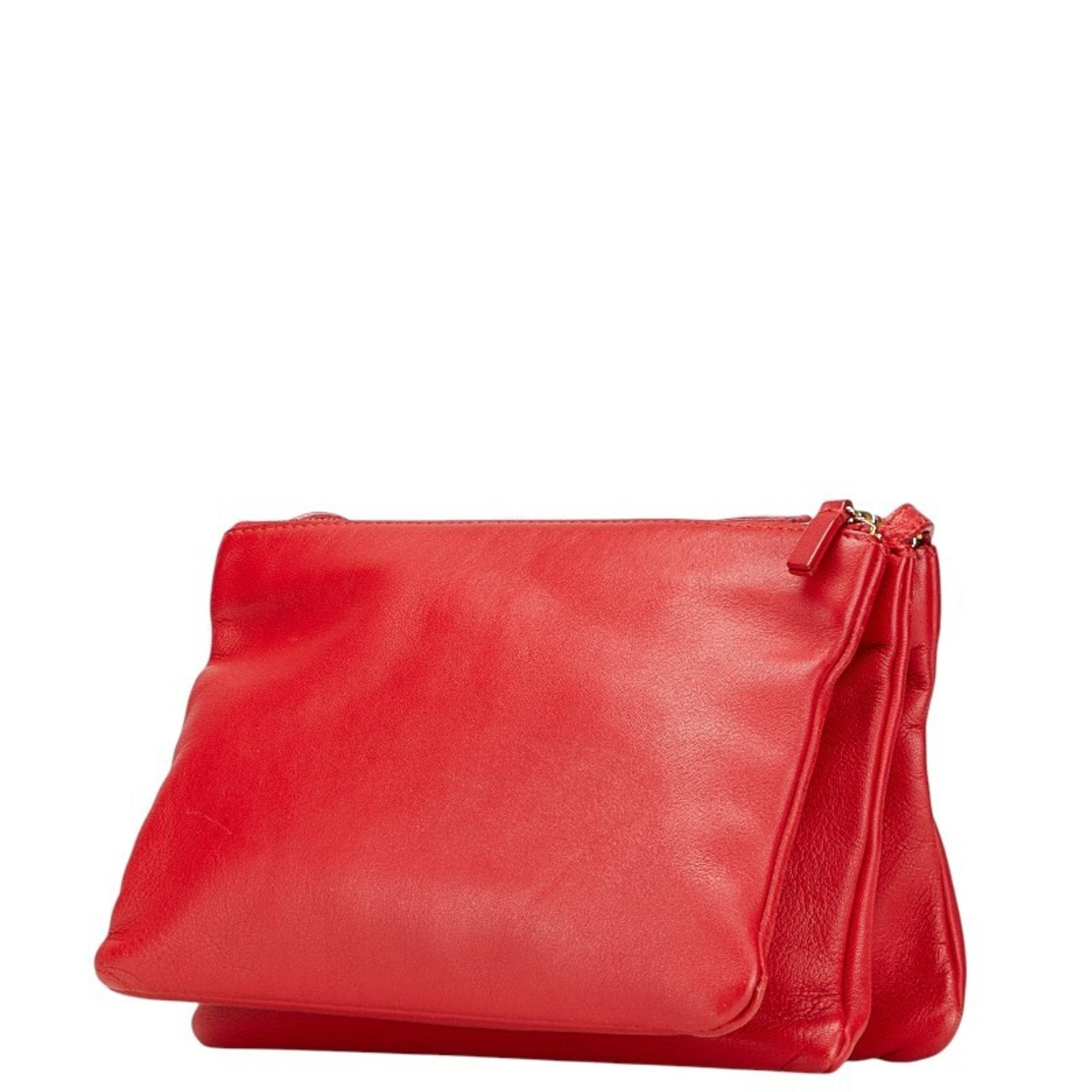 Trio Crossbody Bag Leather Large