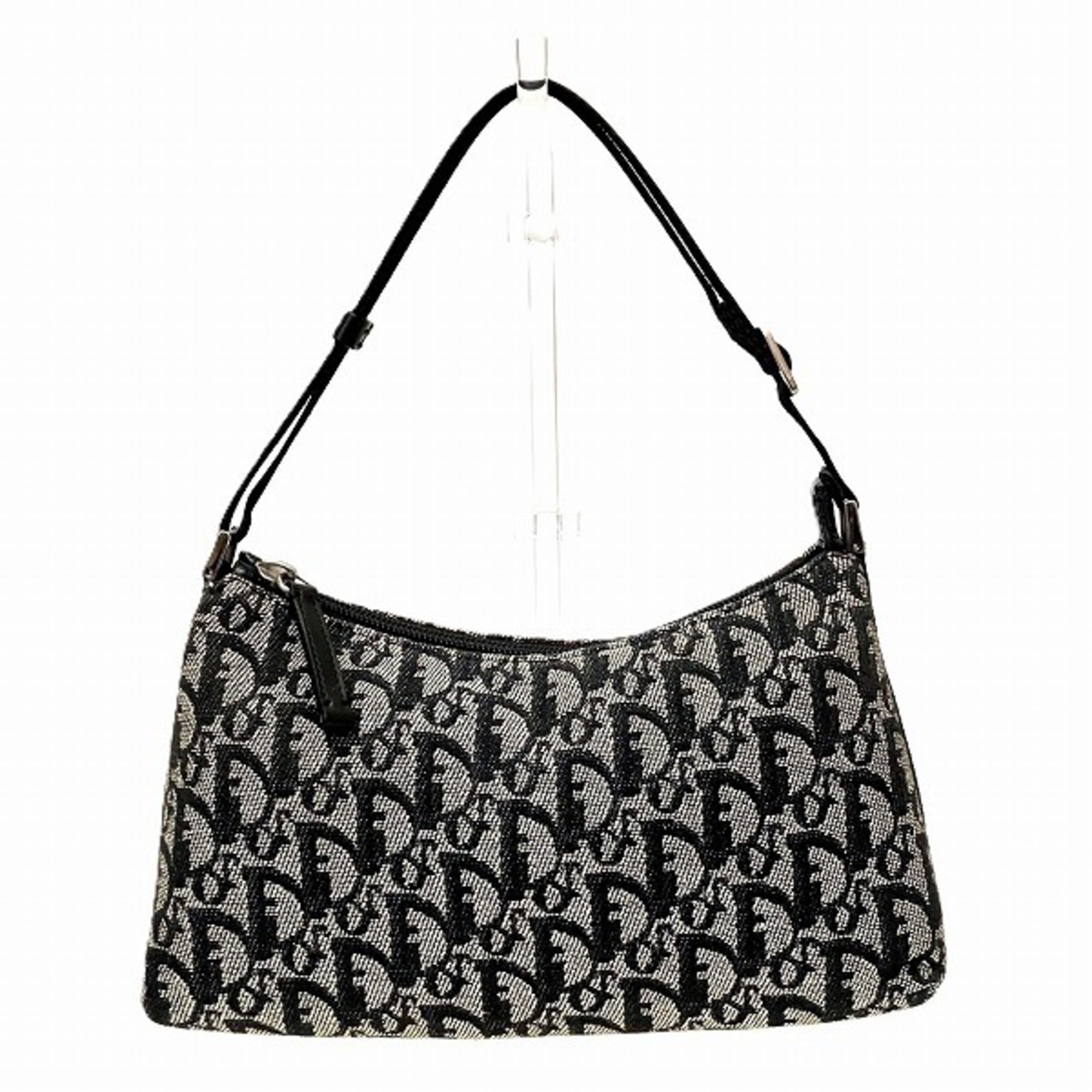 Vintage Trotter Pochette Shoulder Bag Diorissimo Canvas Small