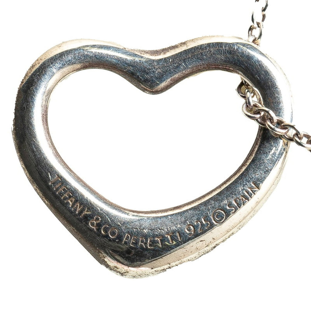 Heart Pendant Necklace Sterling Silver