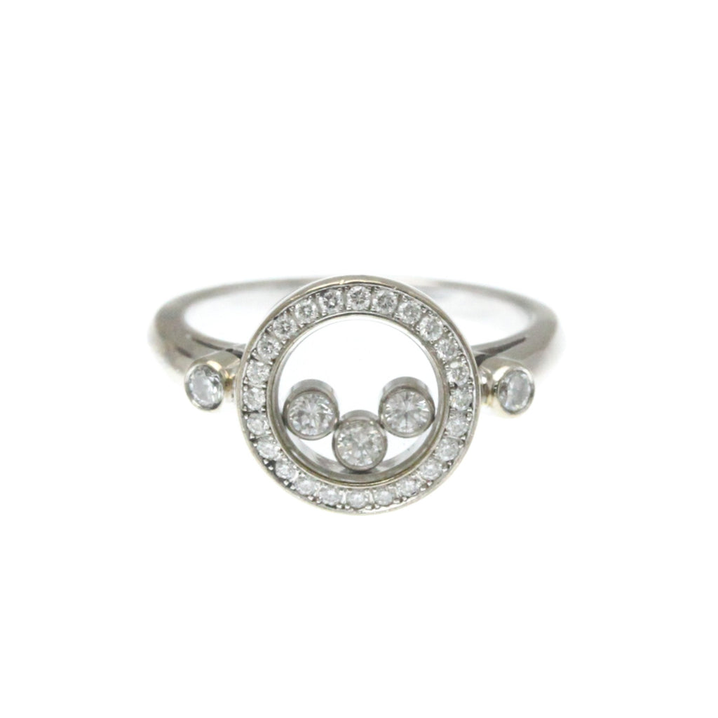 Happy Diamond Ring 18K White Gold with Diamond