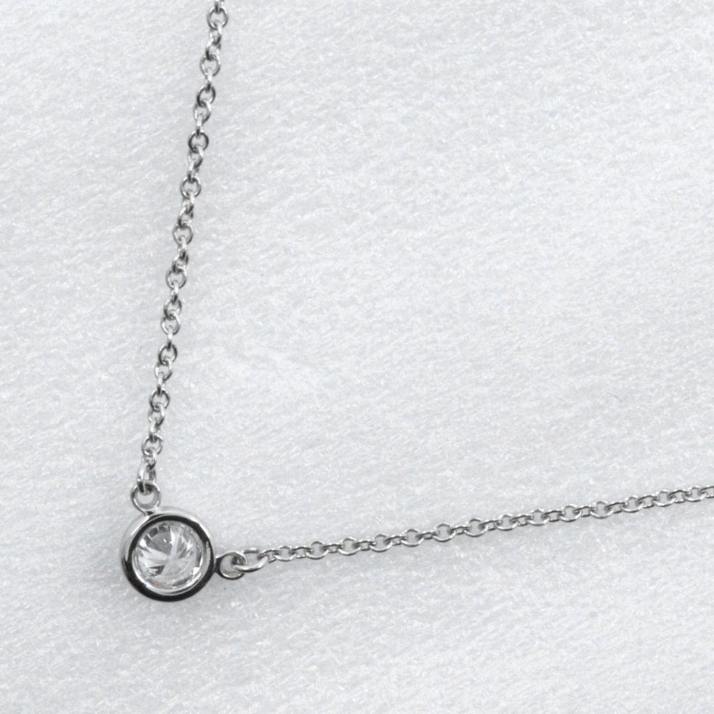 Elsa Peretti Pendant Necklace Platinum 5mm
