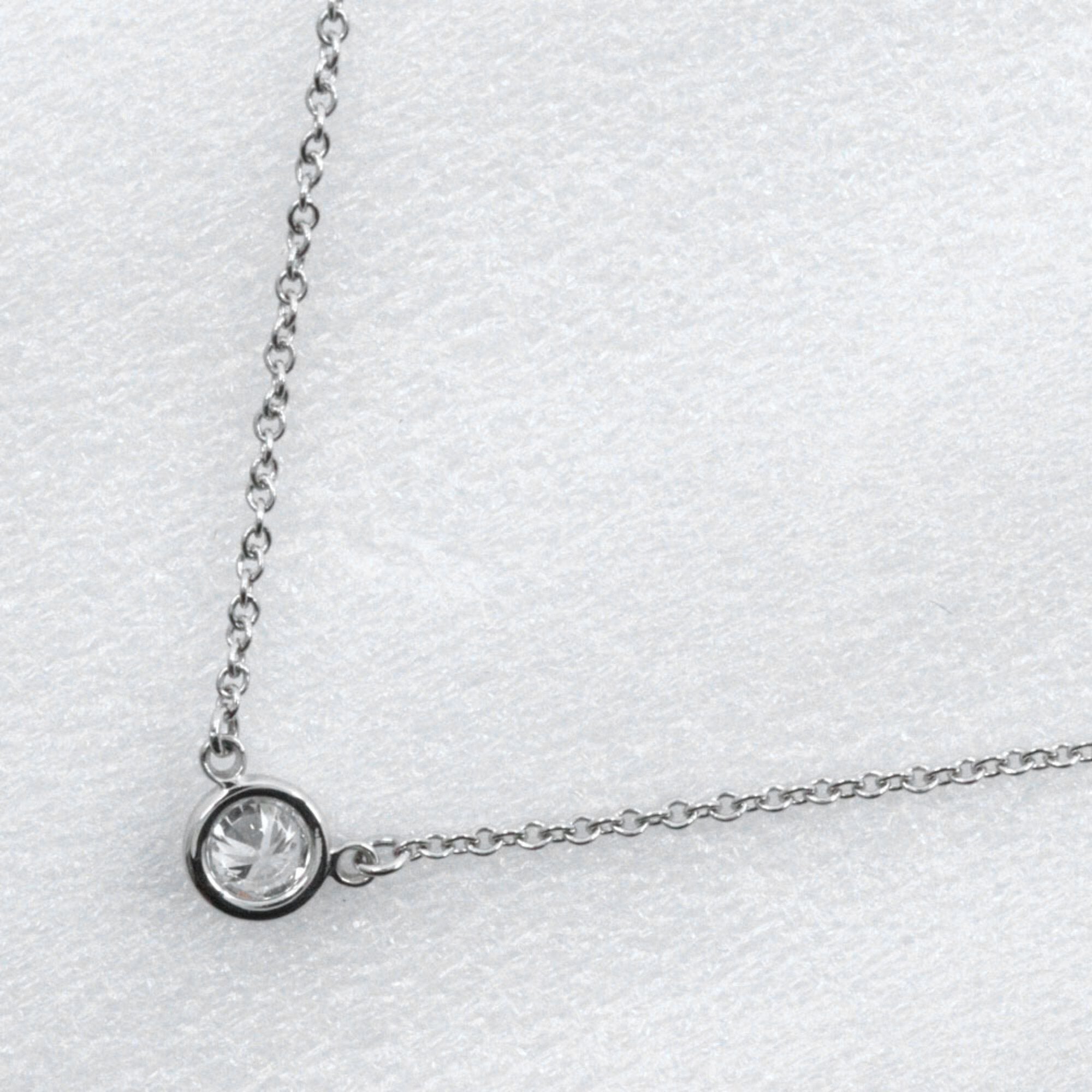 Elsa Peretti Pendant Necklace Platinum 5mm