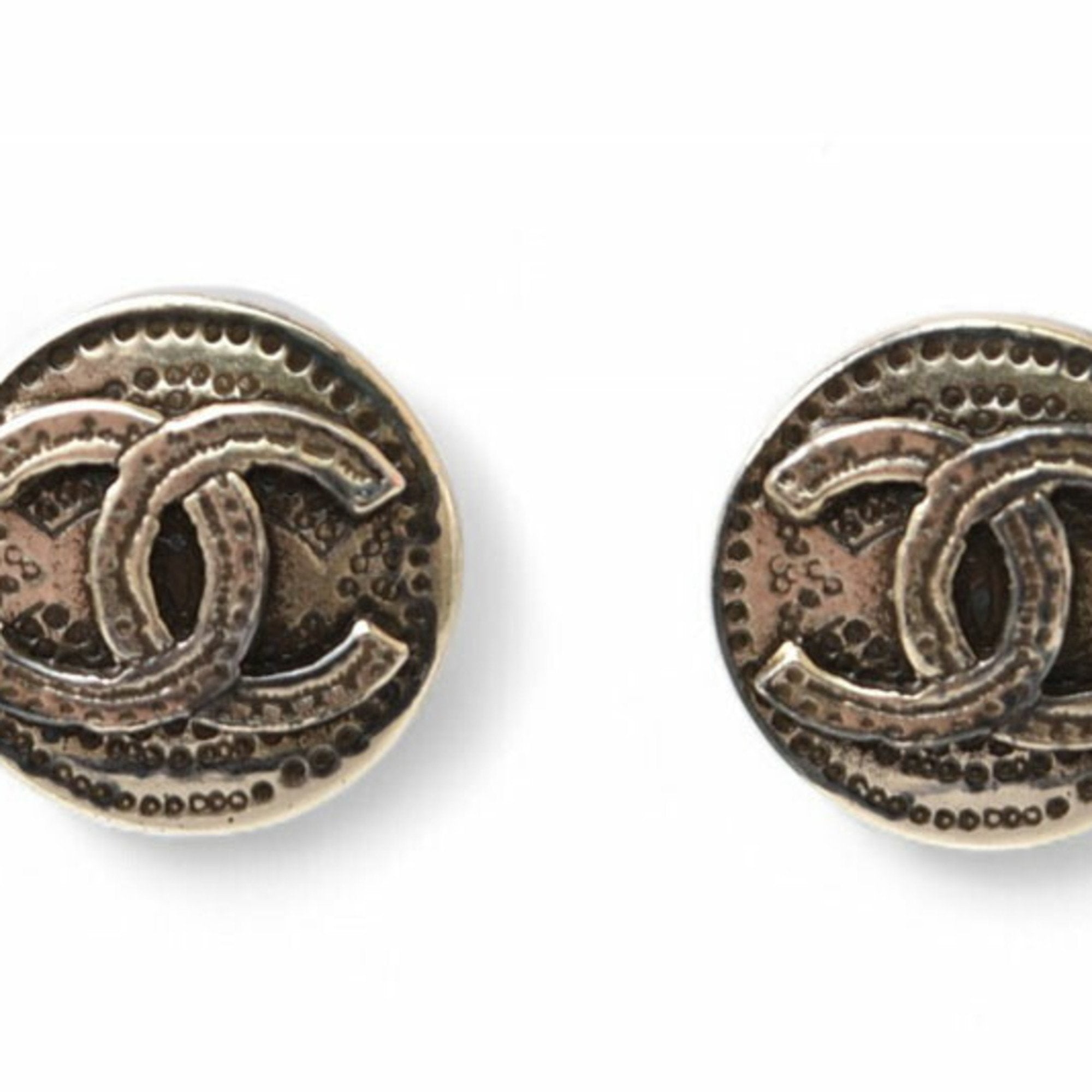 CC Logo Circle Earrings Sterling Silver