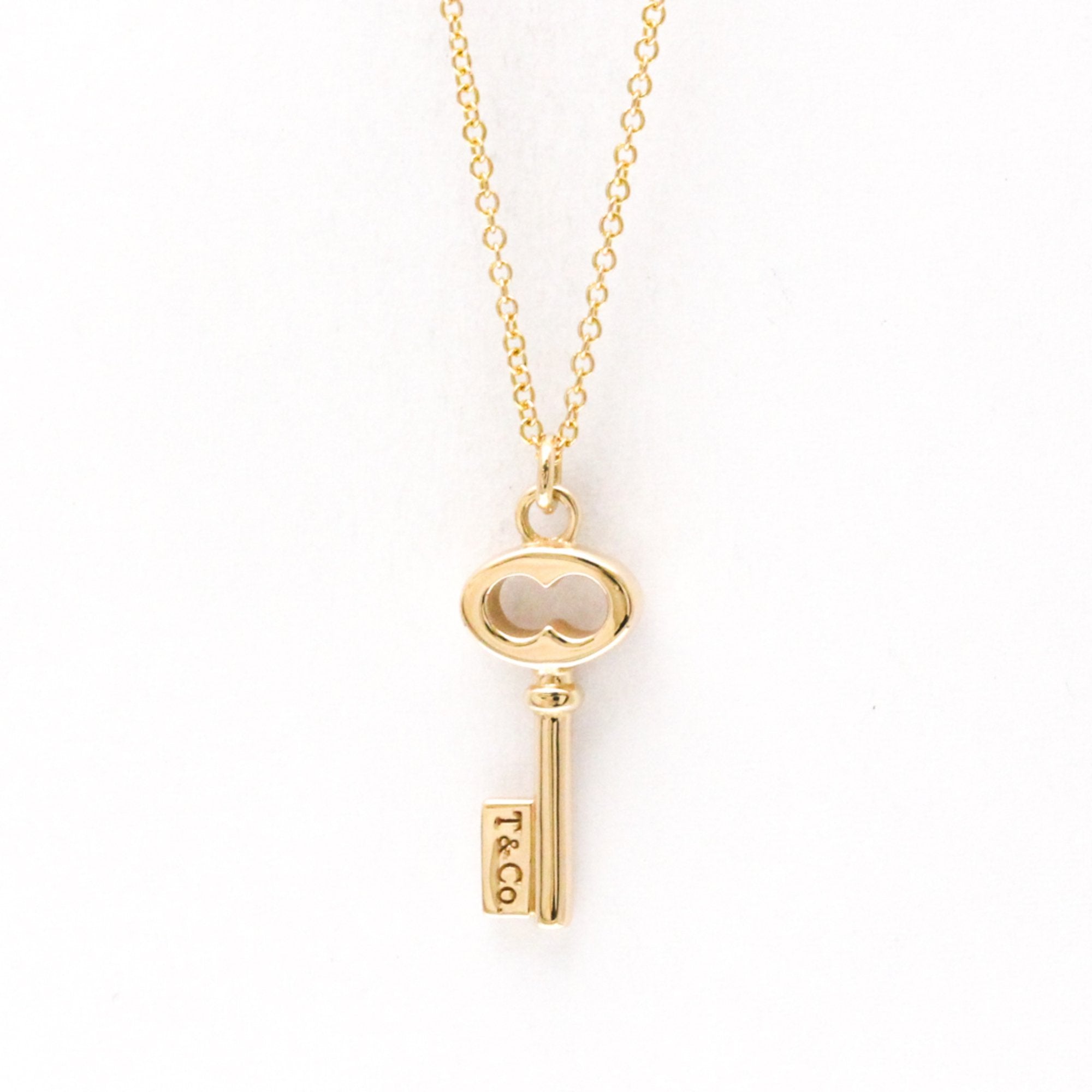 Keys Pendant Necklace 18K Rose Gold