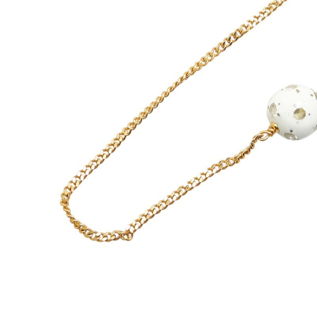 CC Logo Ball Pendant Necklace Metal