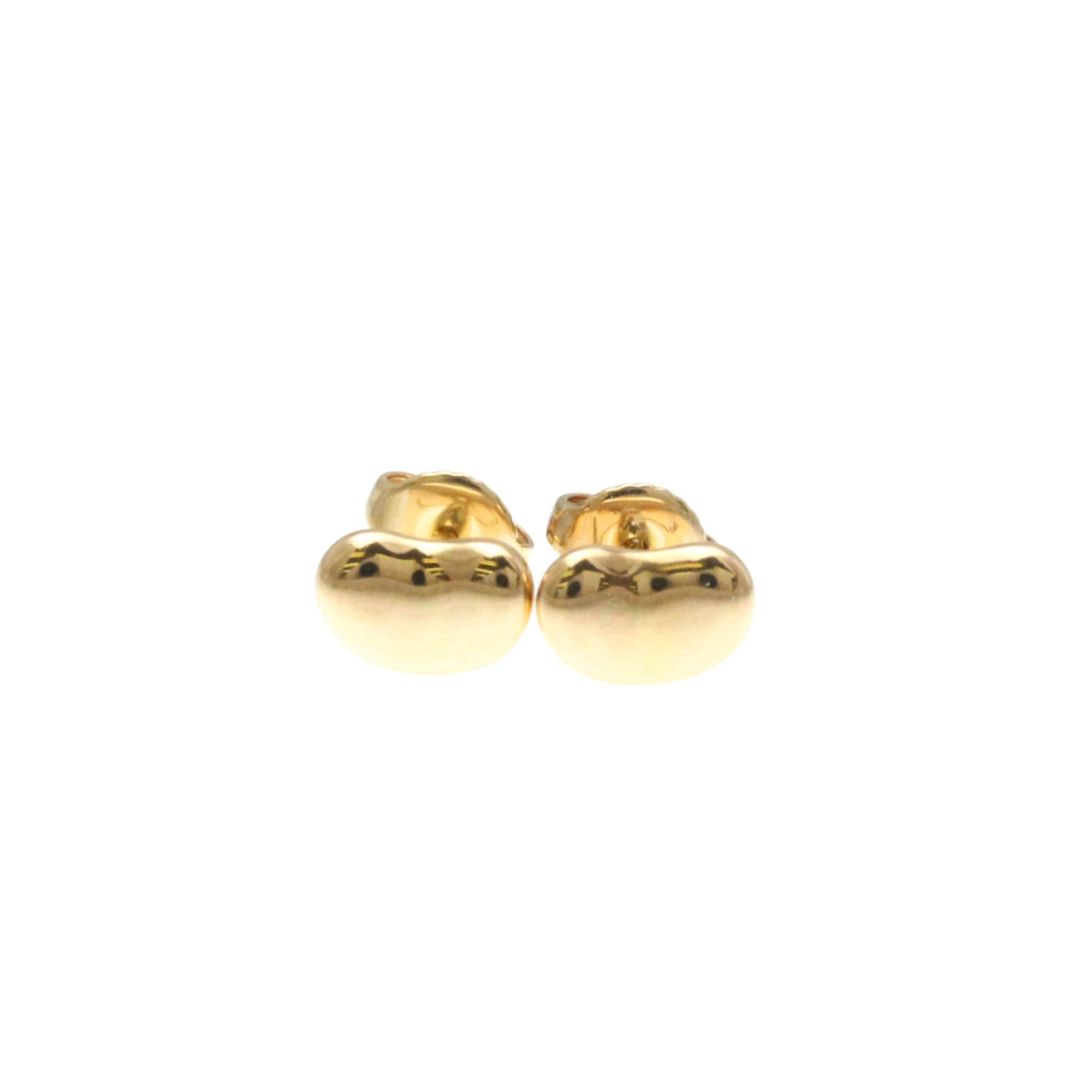 Bean Earrings 18K Rose Gold 9mm 18K Rose Gold