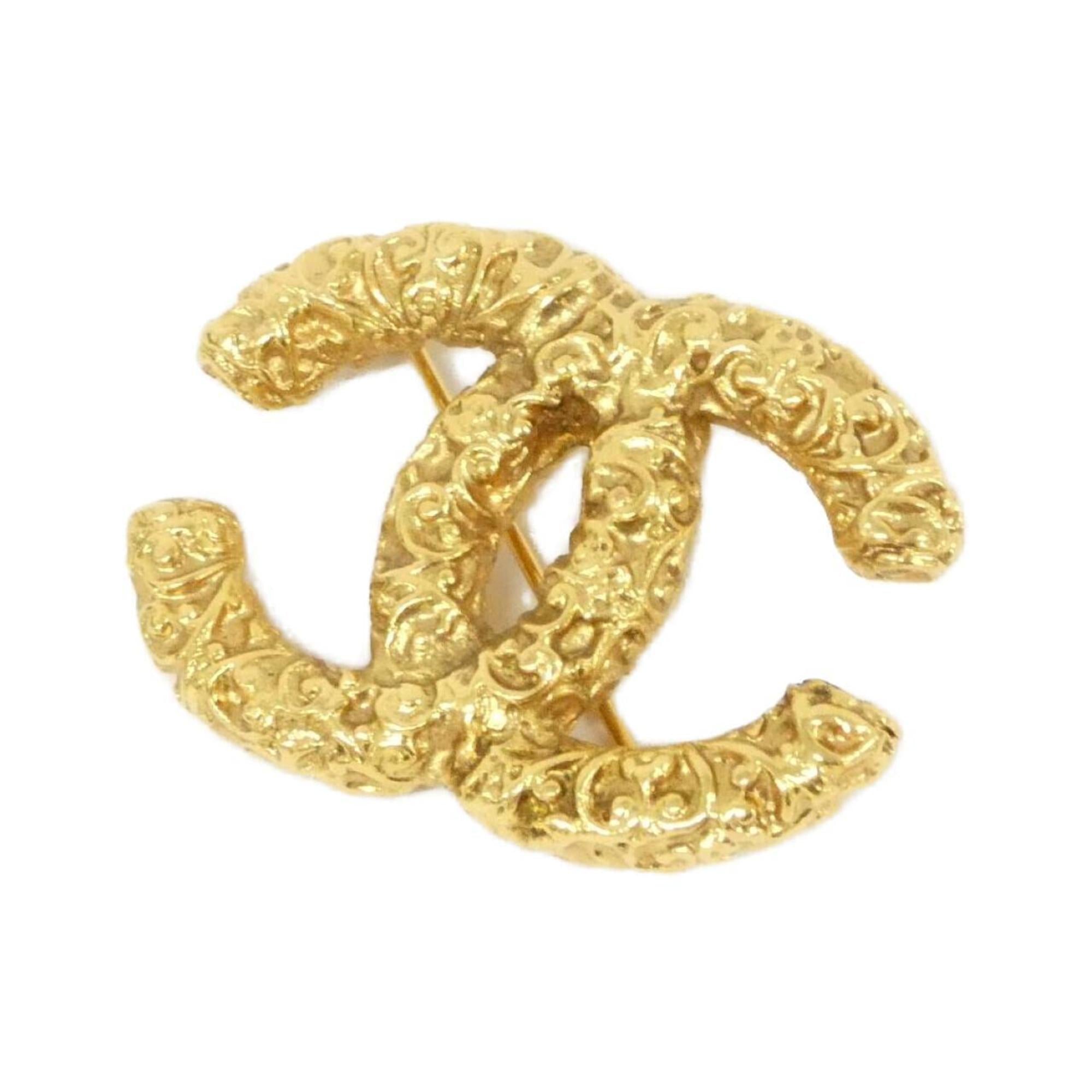 Brooch Gold-Tone Metal