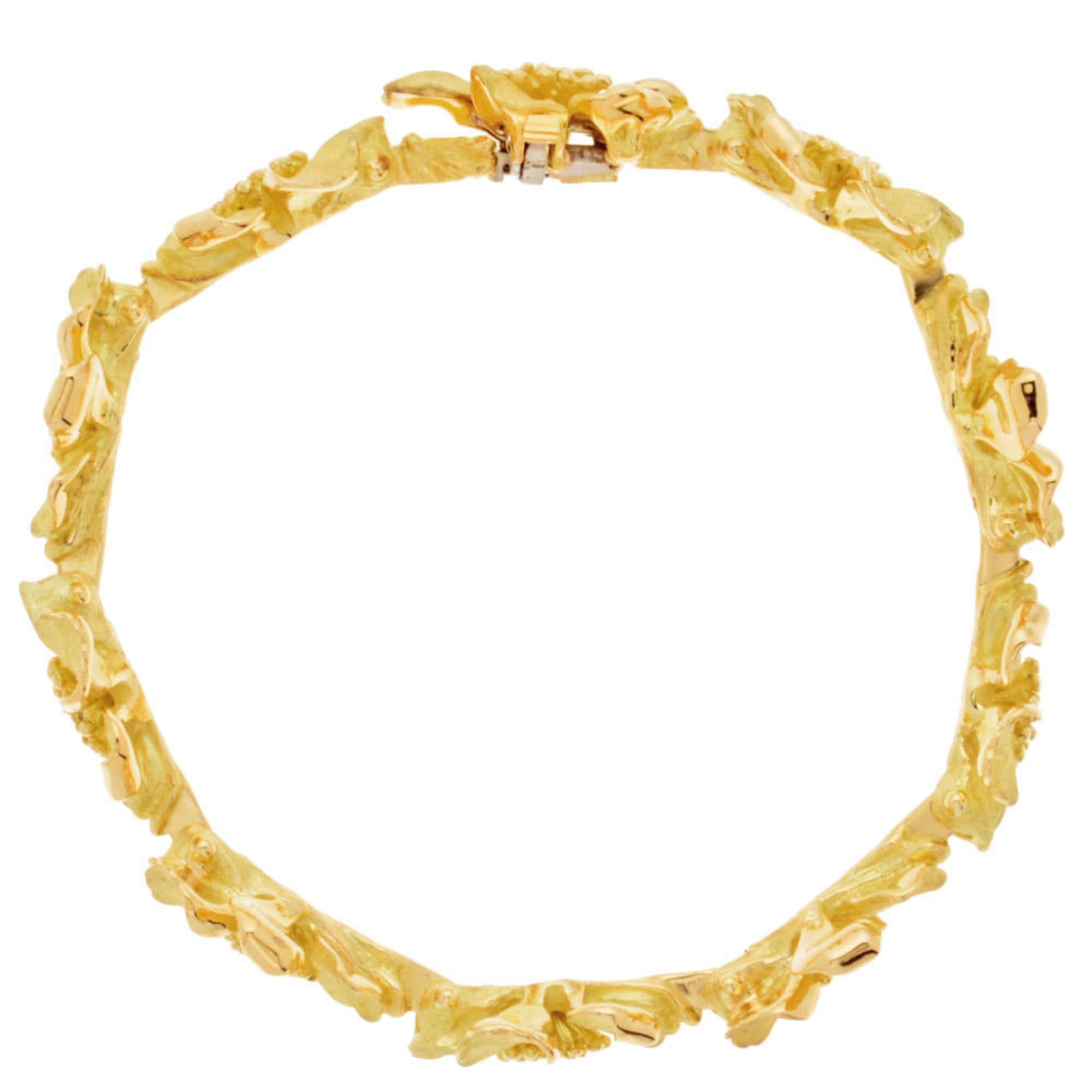 Classics Flower Bracelet 18K Yellow Gold