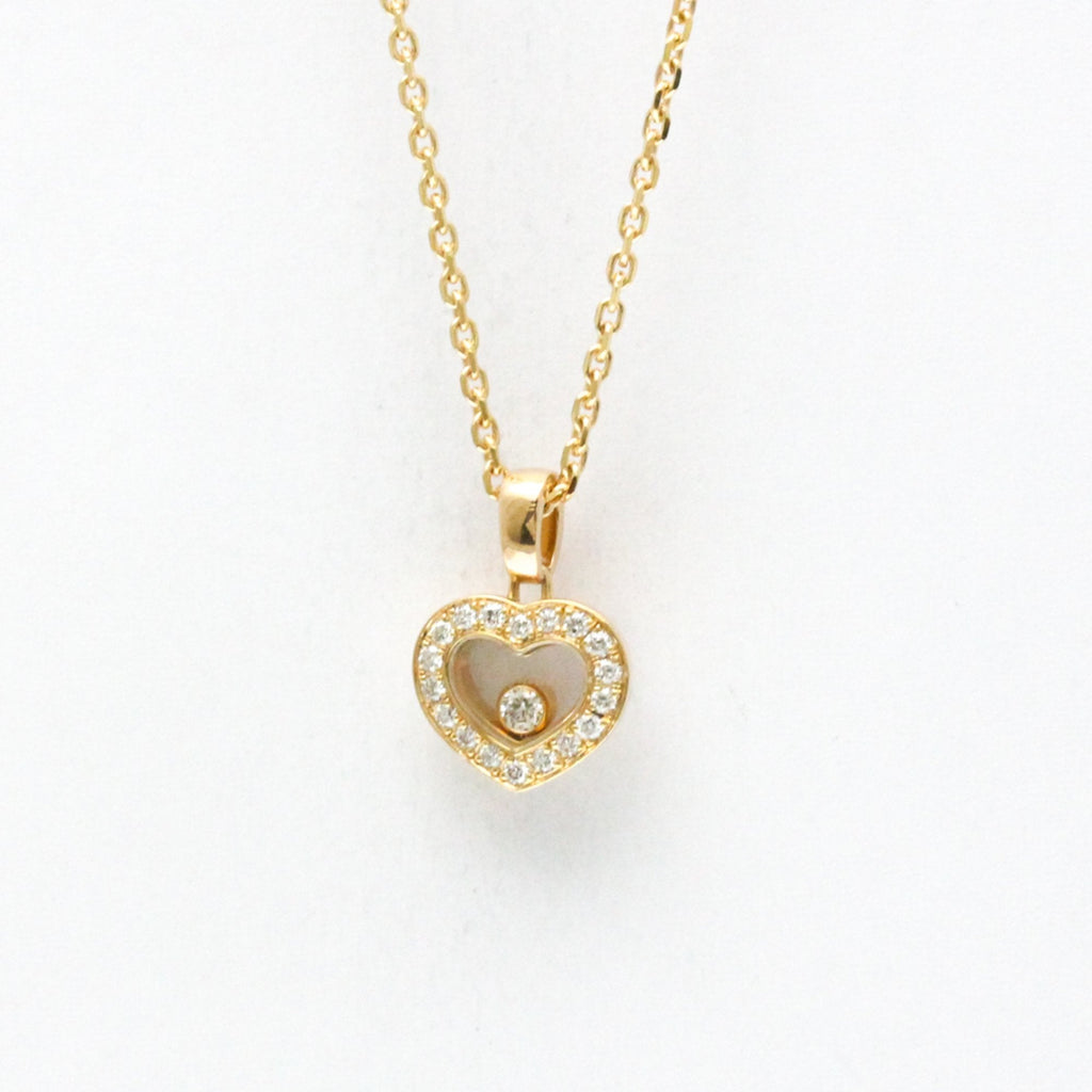 Happy Diamonds Pendant Necklace 18K Rose Gold With Diamond