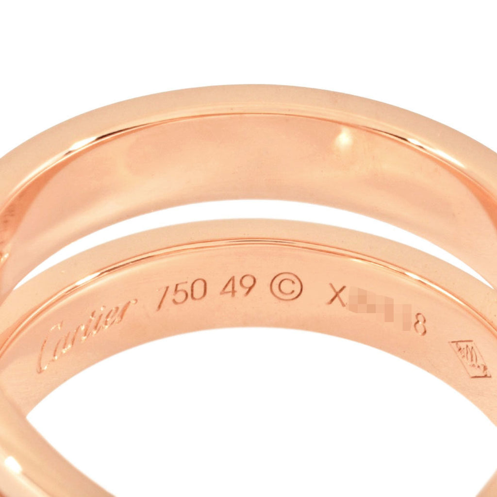 Band Ring 18K Rose Gold With Diamond