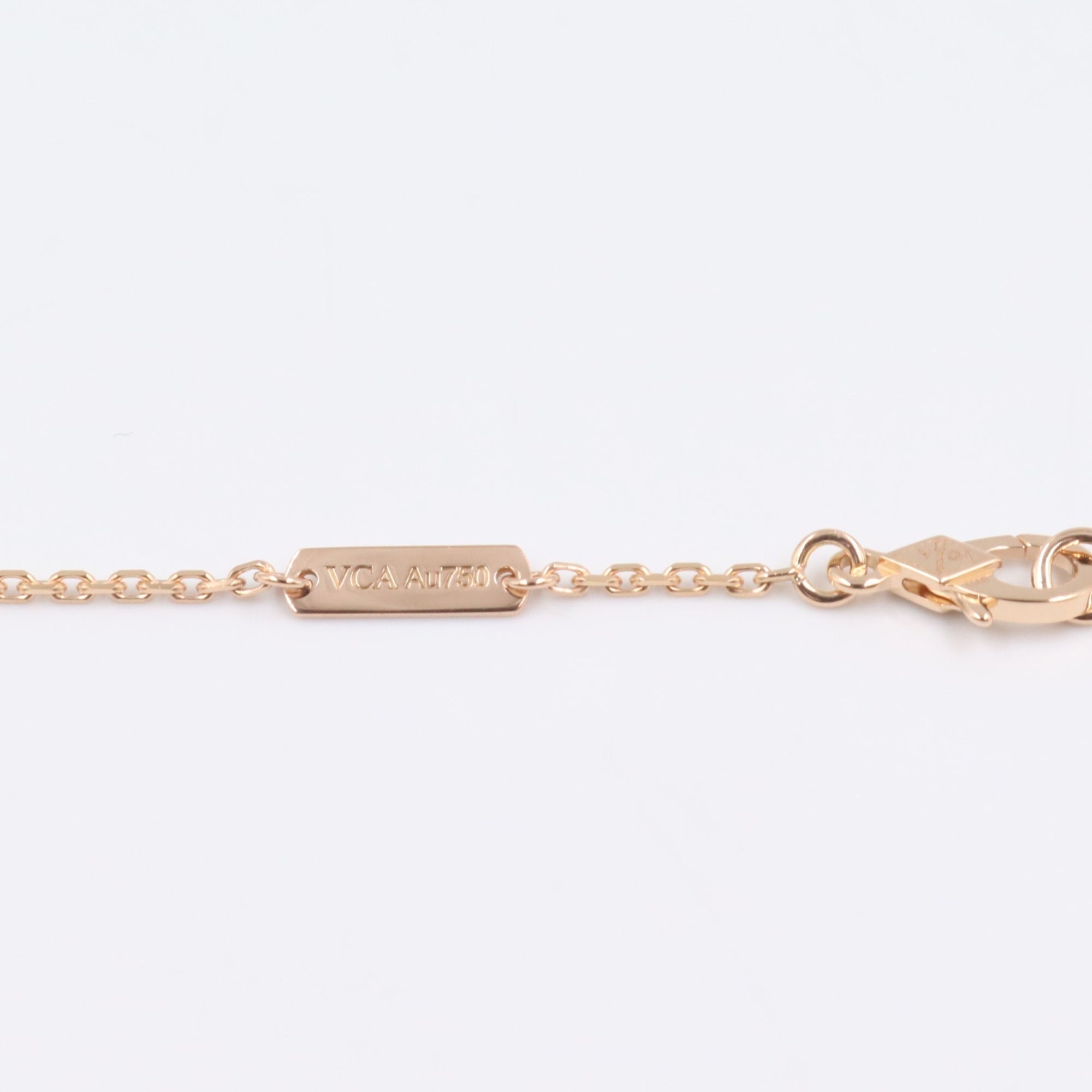 Pendant Necklace 18K Rose Gold and Carnelian