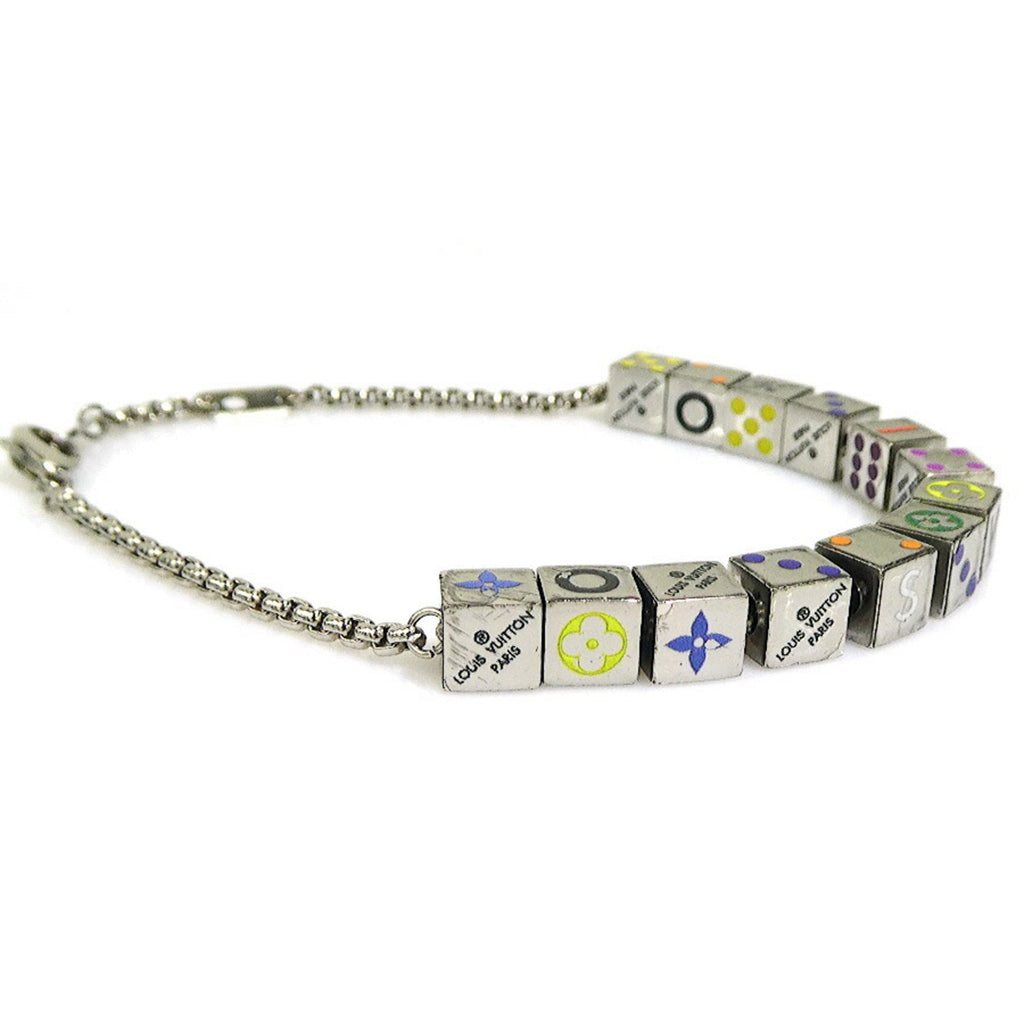 Bracelet Metal Silver and Multicolor