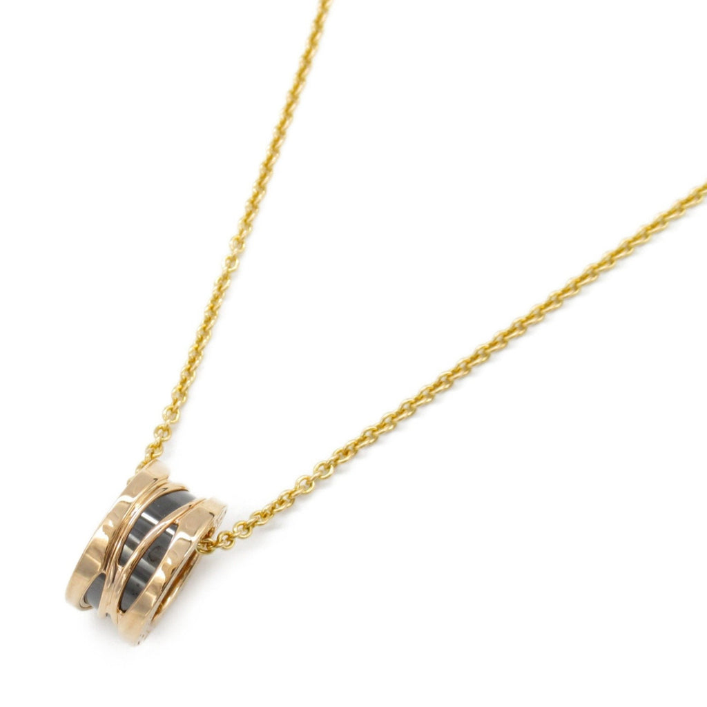 B Legend Pendant Necklace Ceramic and 18K Rose Gold