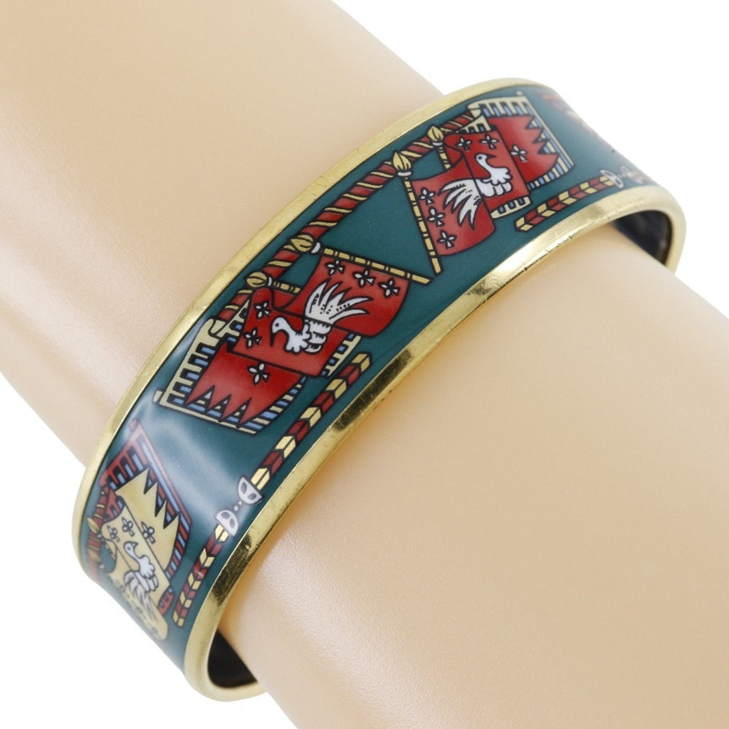 Bangle Cloisonné and Enamel and Gold Bracelet