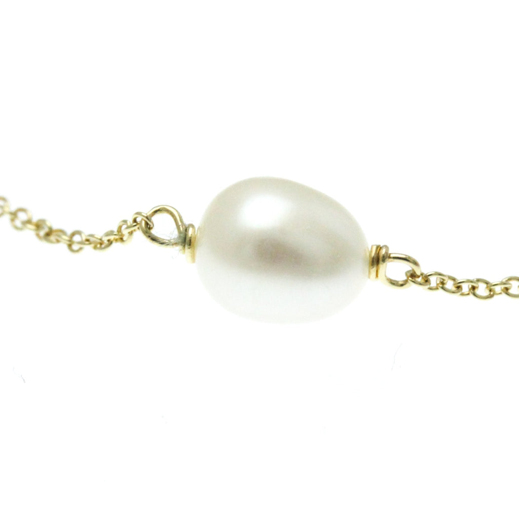 Elsa Peretti Diamonds By The Yard Pendant Necklace 18K Yellow Gold