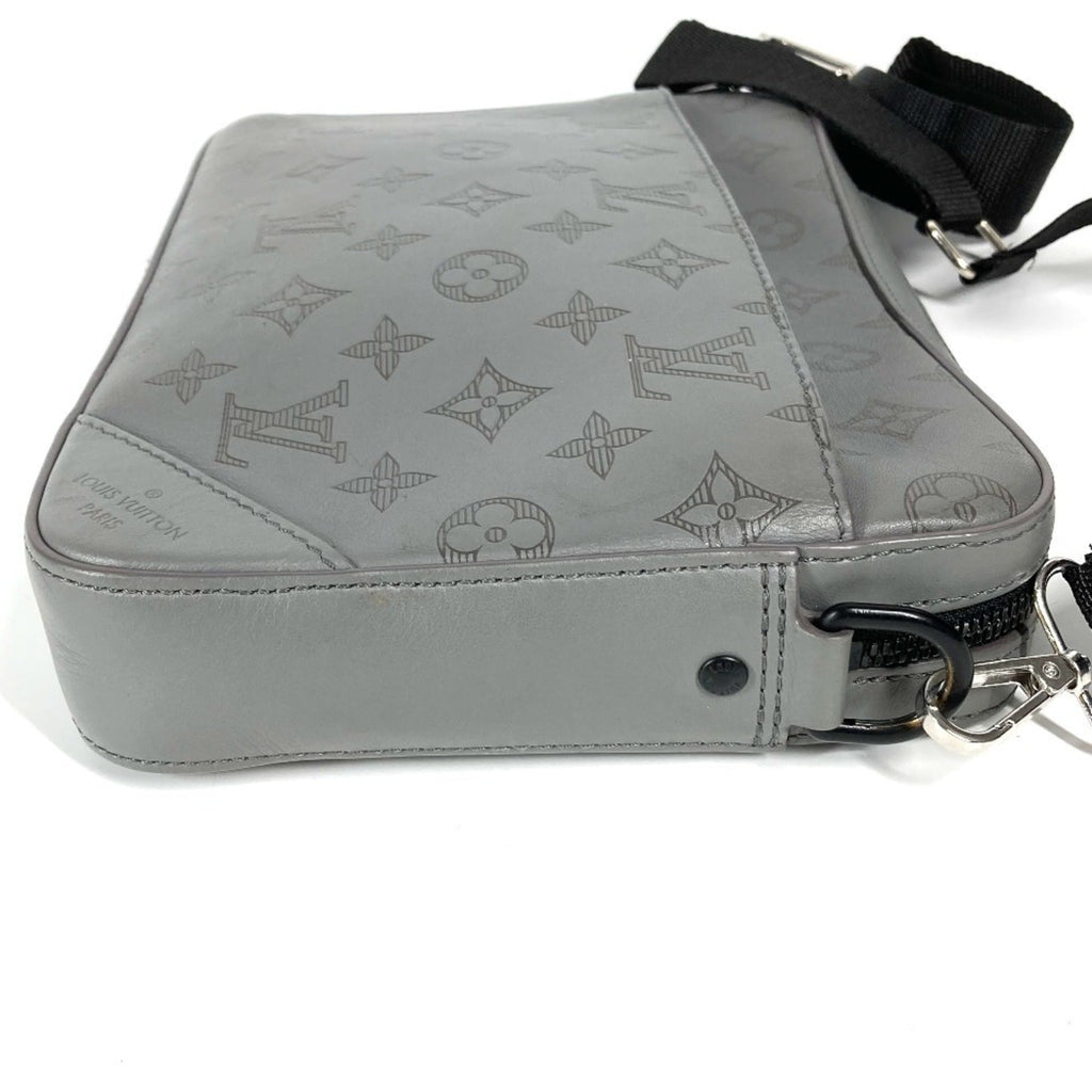 Duo Messenger Bag Monogram Shadow Leather